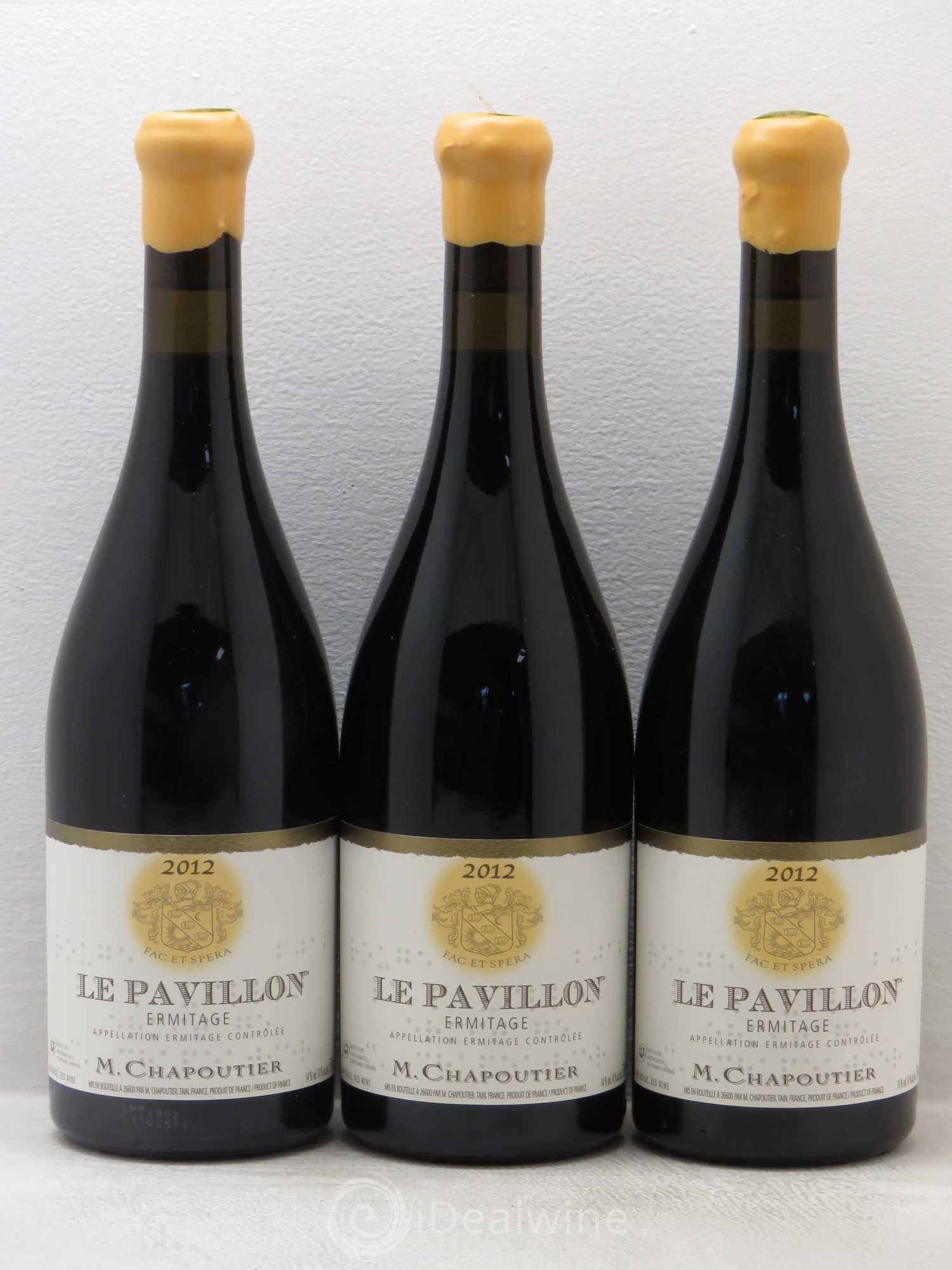 Hermitage Ermitage Le Pavillon Chapoutier 2012 - Lot de 6 bouteilles - 2