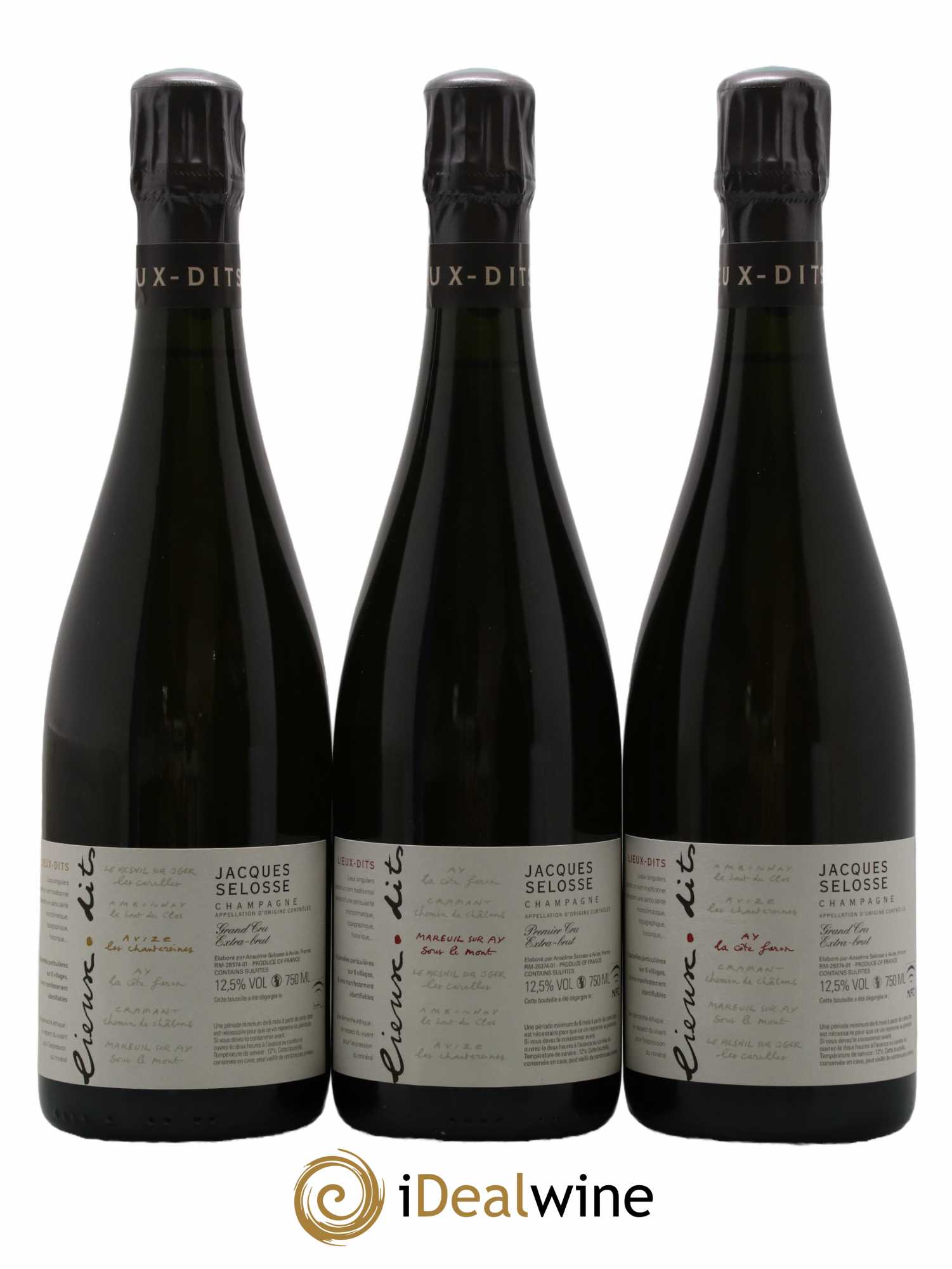 Caisse Collection Lieux-dits Jacques Selosse - Lot de 6 bouteilles - 1
