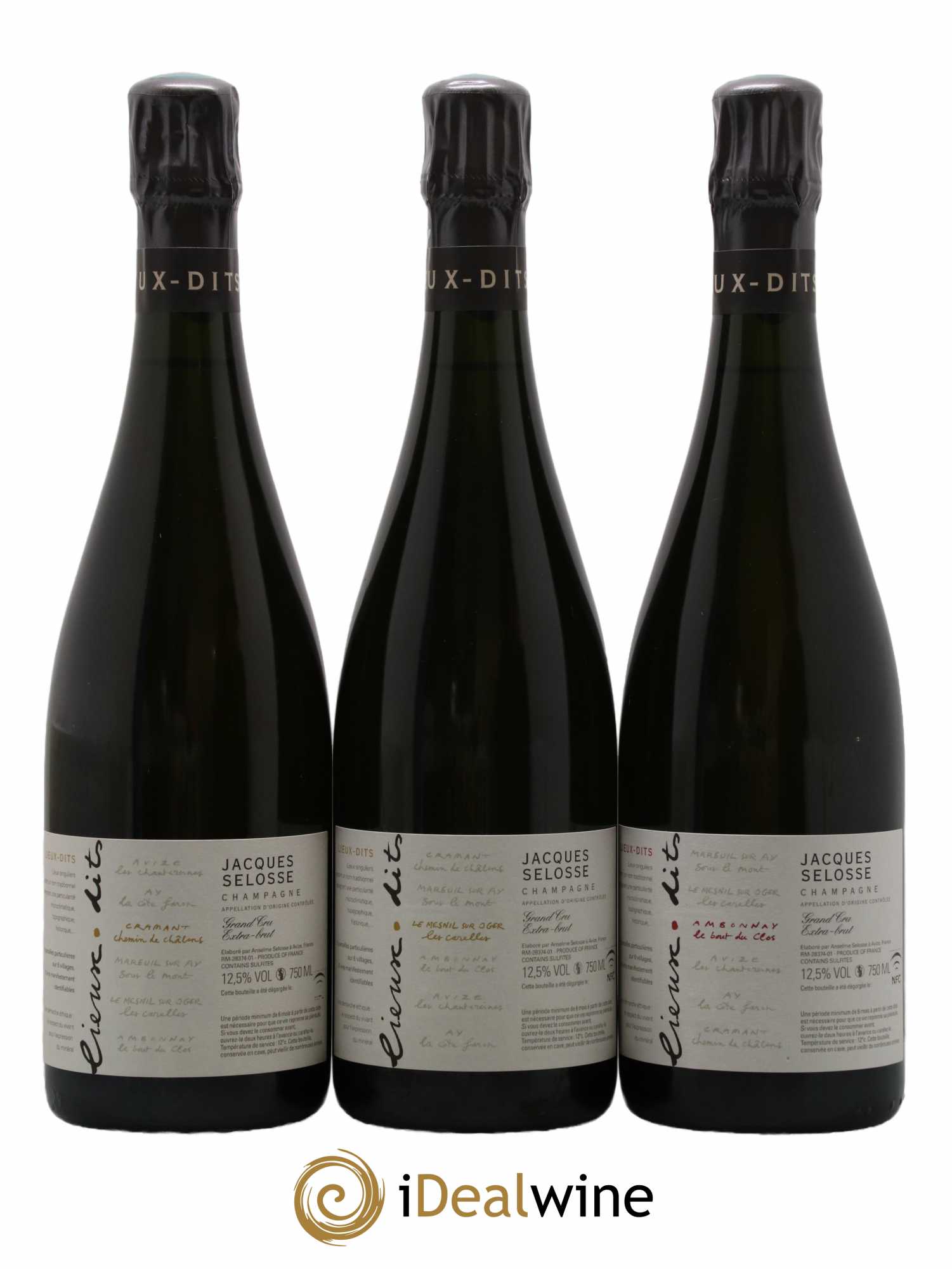 Caisse Collection Lieux-dits Jacques Selosse - Lot de 6 bouteilles - 2