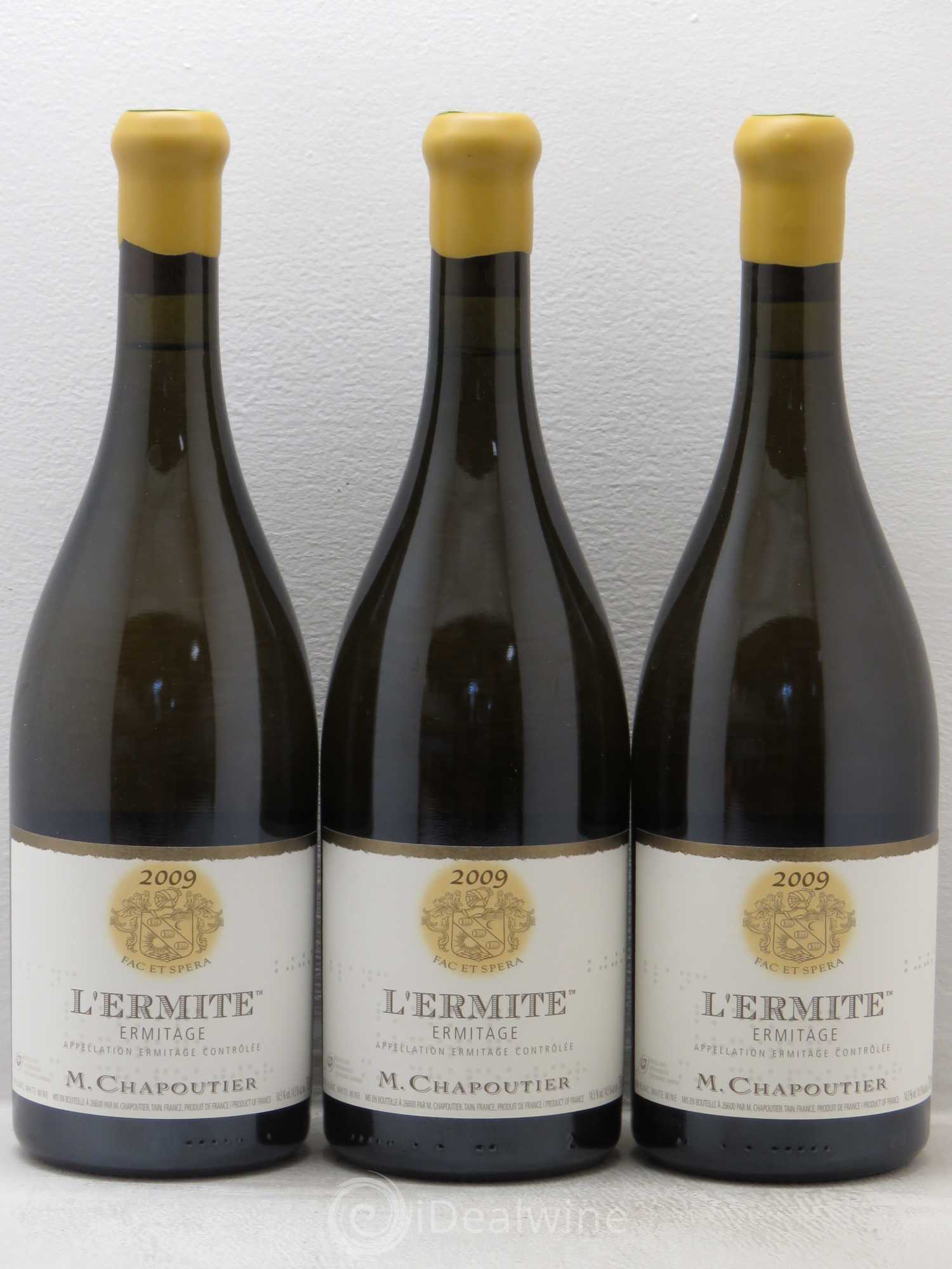 Hermitage Ermitage l'Ermite Chapoutier 2009 - Lot de 6 bouteilles - 1