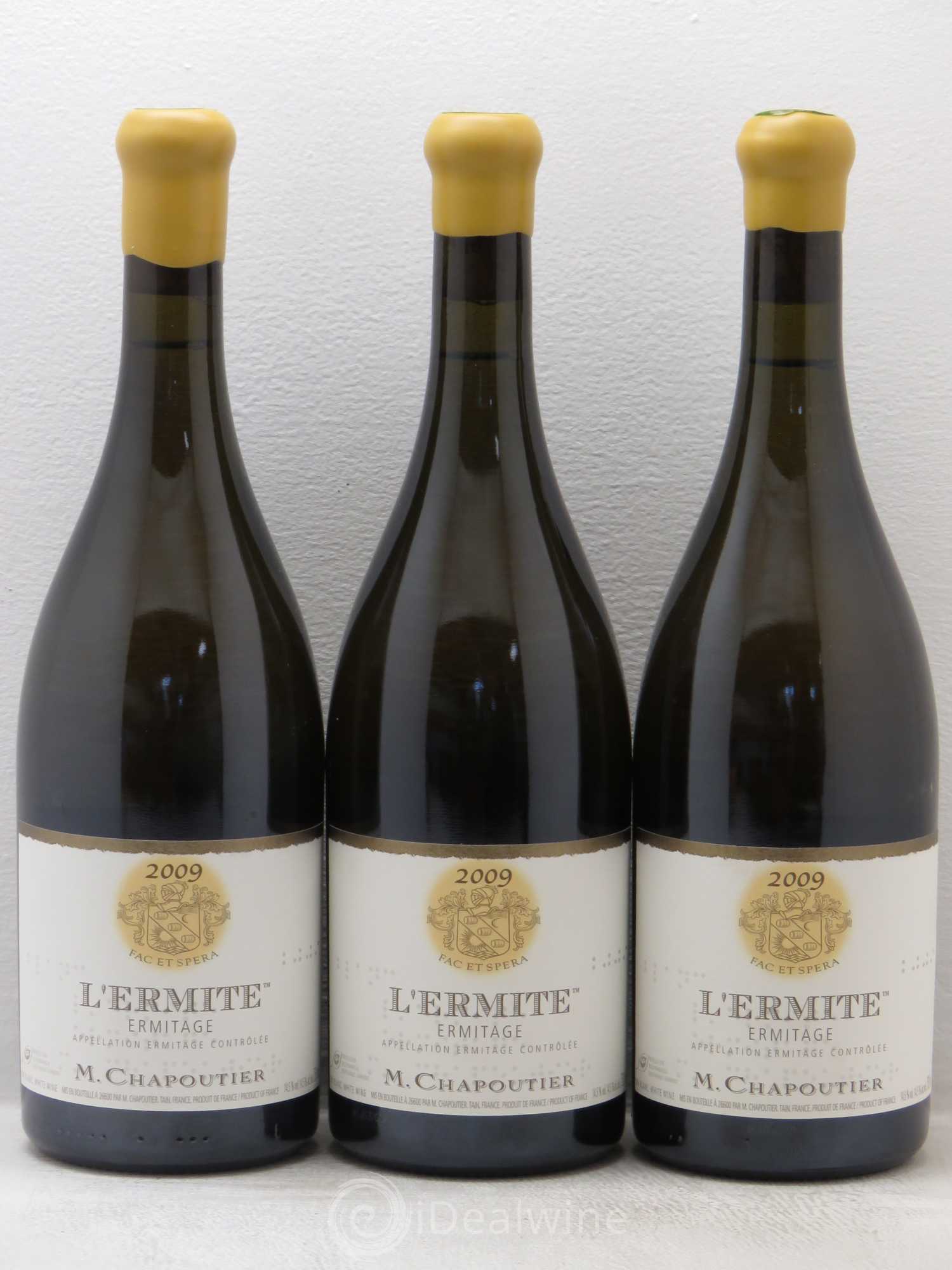 Hermitage Ermitage l'Ermite Chapoutier 2009 - Lot de 6 bouteilles - 2