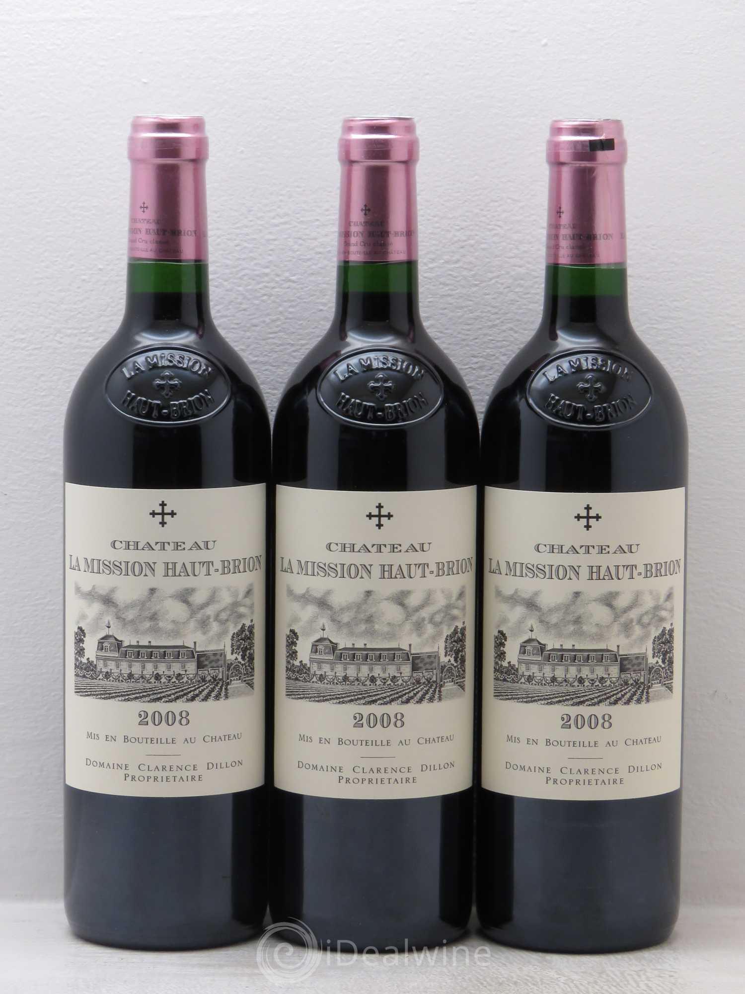 Château la Mission Haut-Brion Cru Classé de Graves 2008 - Lotto di 12 bottiglie - 3