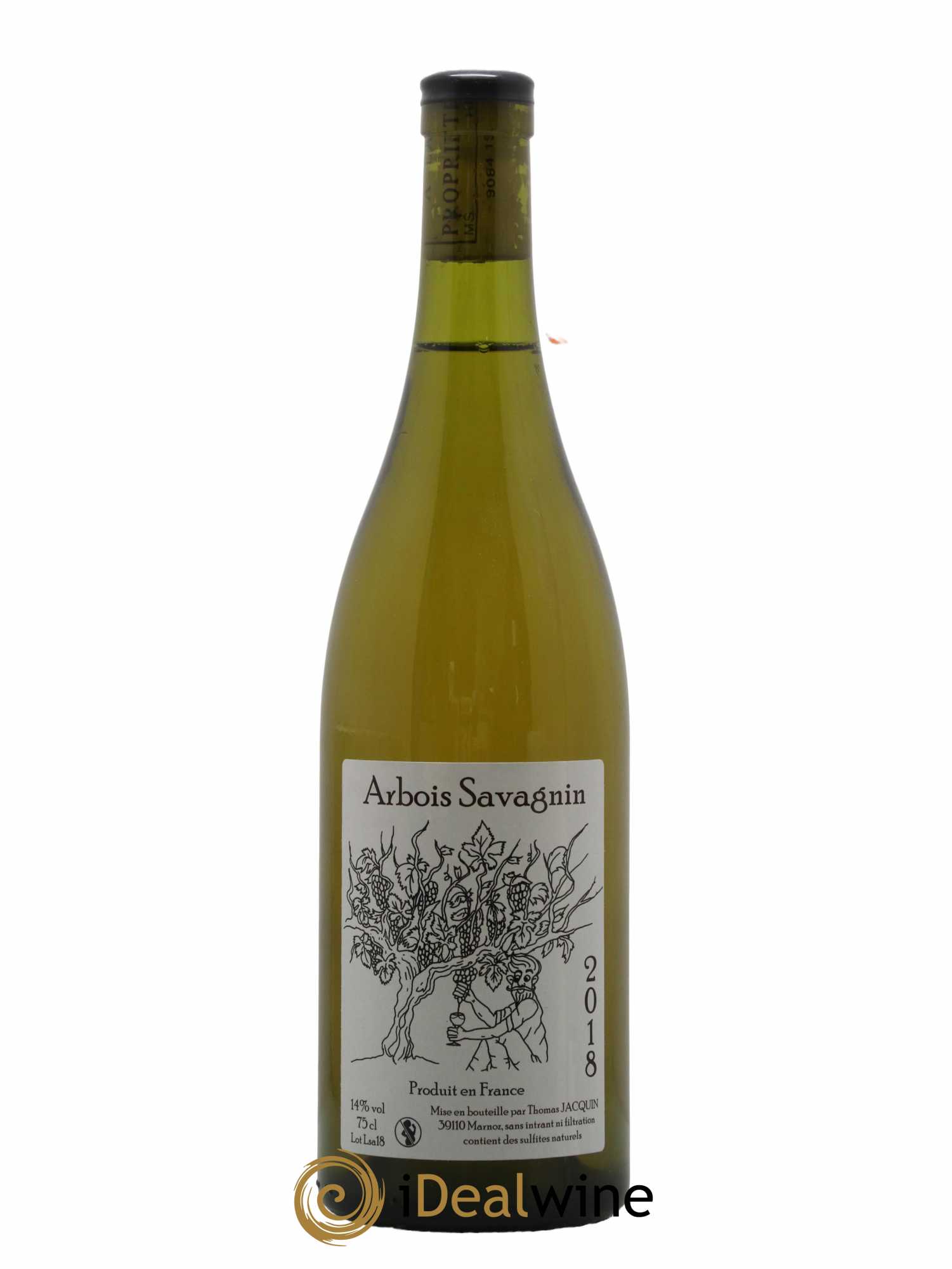 Arbois Savagnin Domaine Thomas Jacquin 2018 - Lot de 1 bouteille - 0