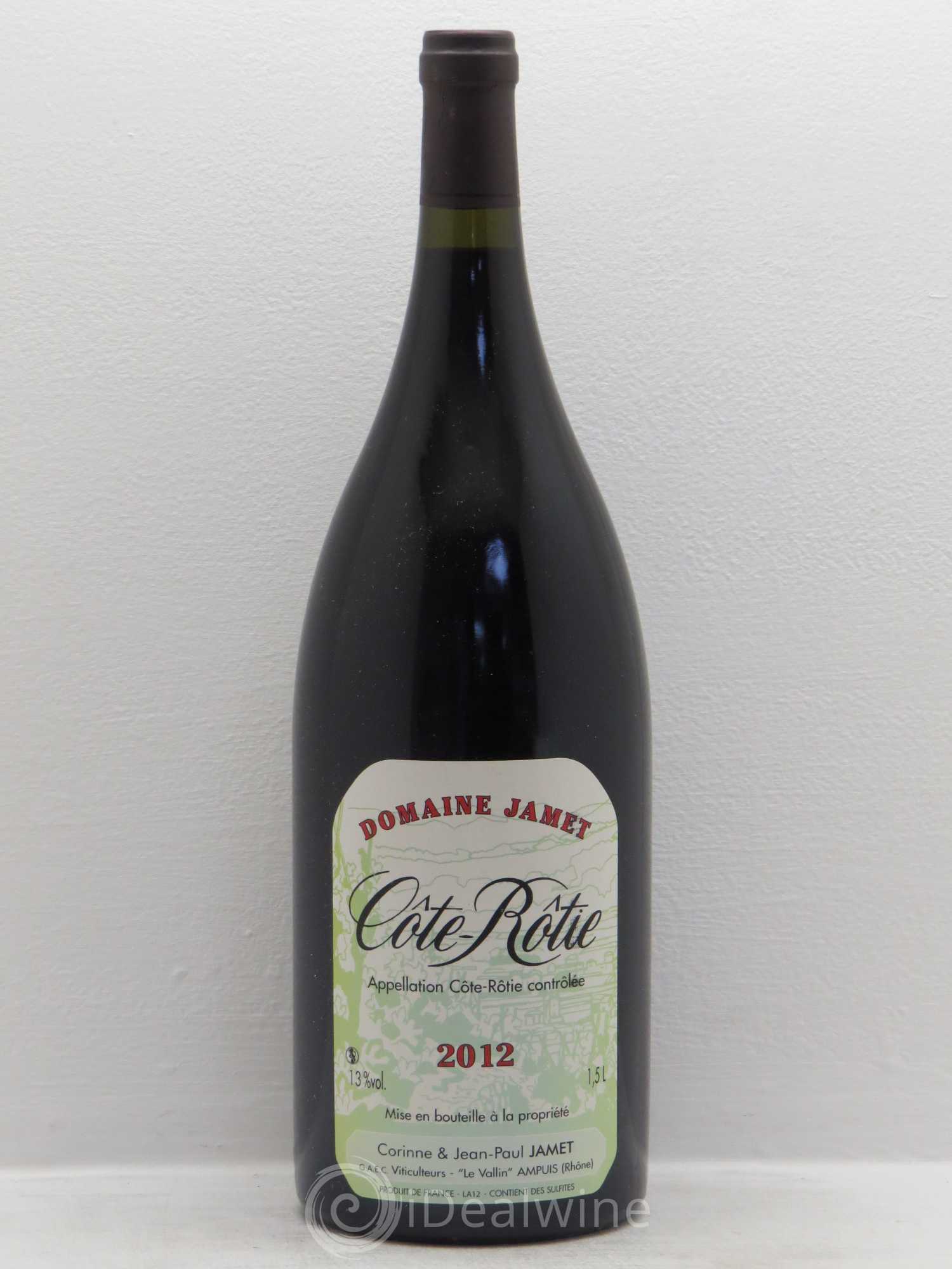 Côte-Rôtie Jamet (Domaine) 2012 - Lot de 1 magnum - 0