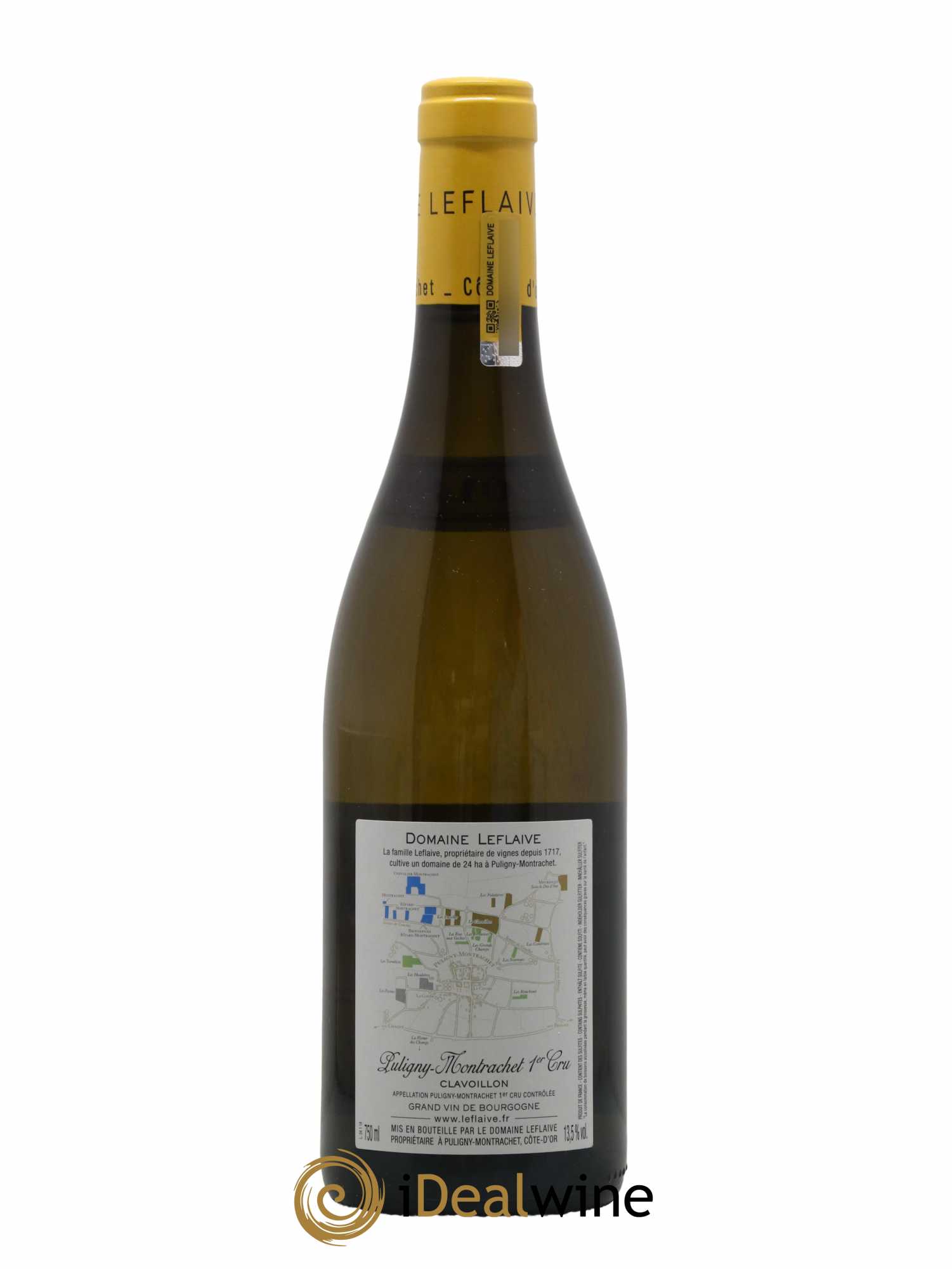Puligny-Montrachet 1er Cru Clavoillon Leflaive (Domaine) 2018 - Lot de 1 bouteille - 1