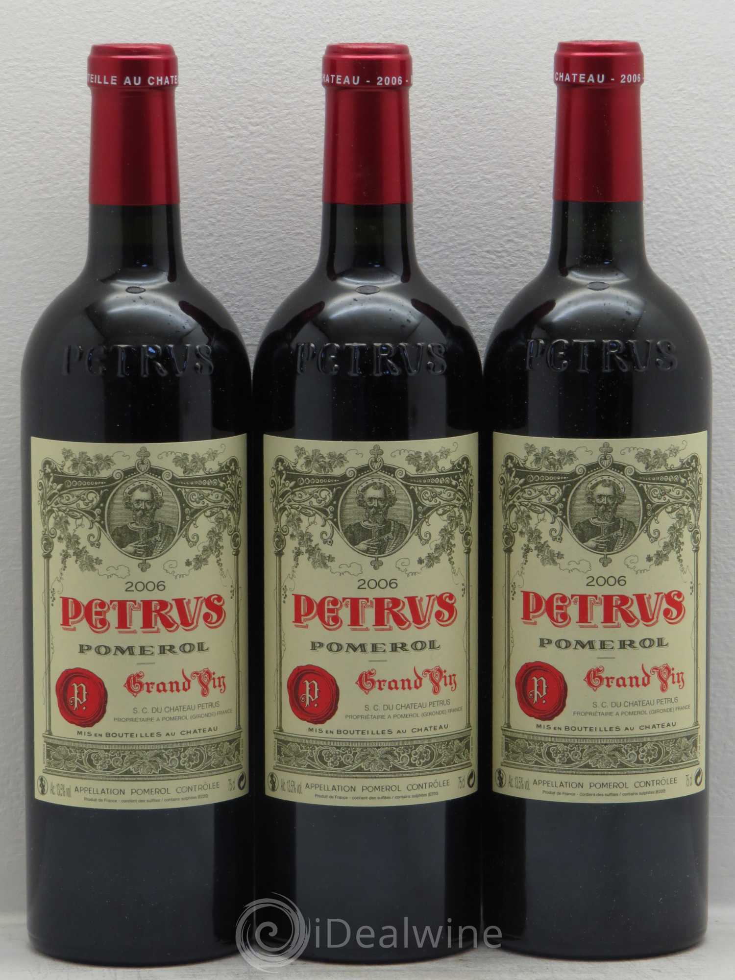 Petrus 2006 - Lot de 3 bouteilles - 0