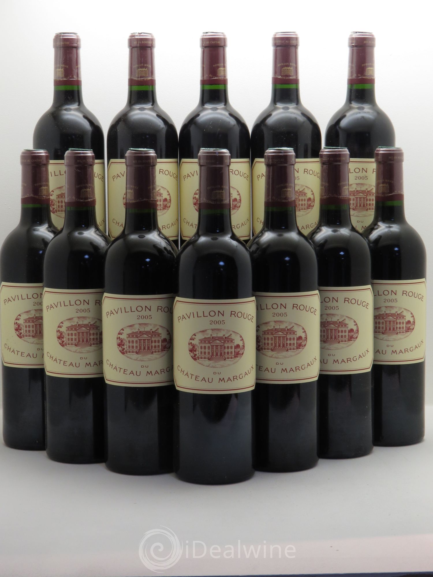 Pavillon Rouge du Château Margaux Second Vin 2005 - Lot de 12 bouteilles - 0