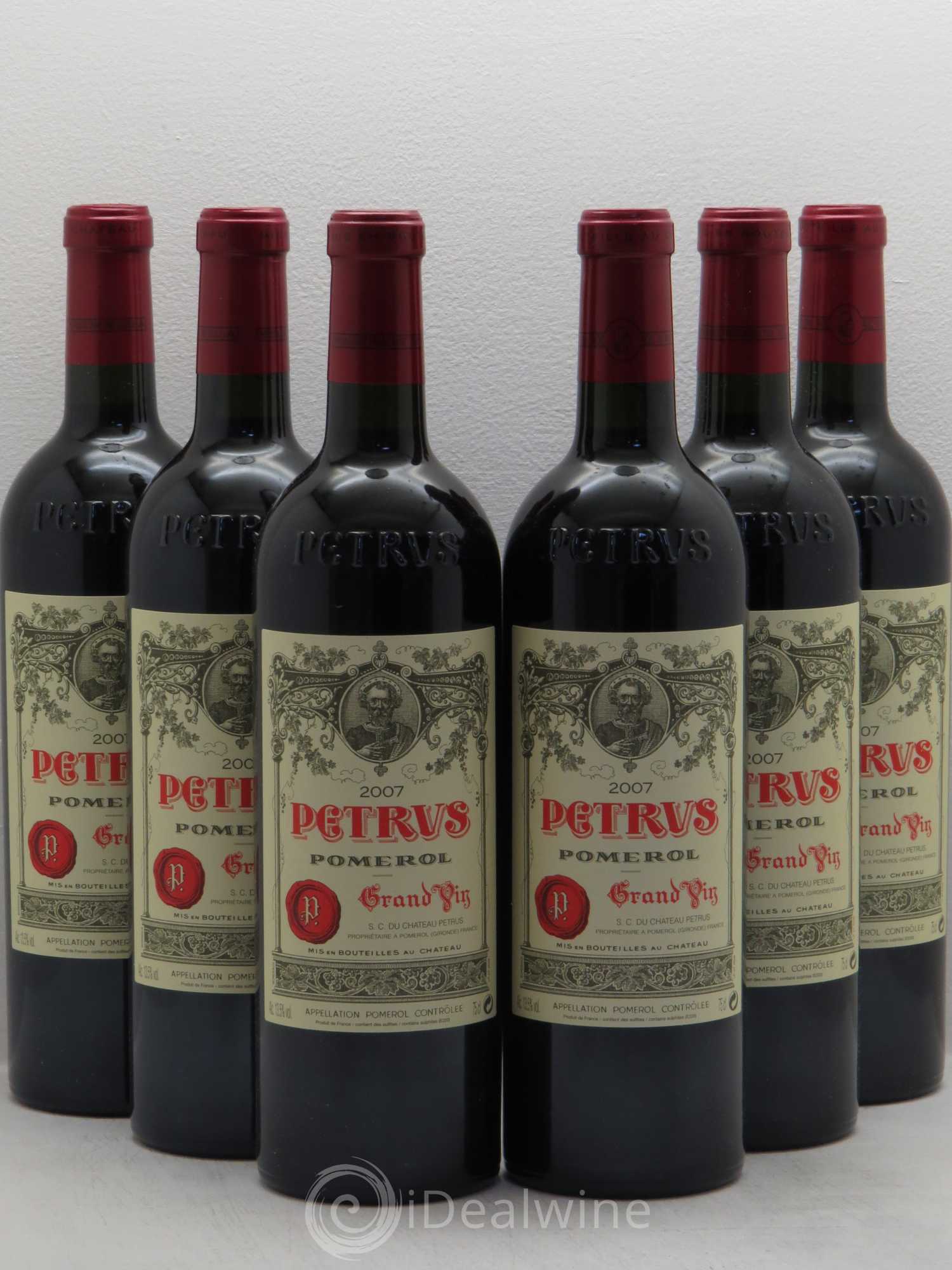 Petrus 2007 - Lot de 6 bouteilles - 0