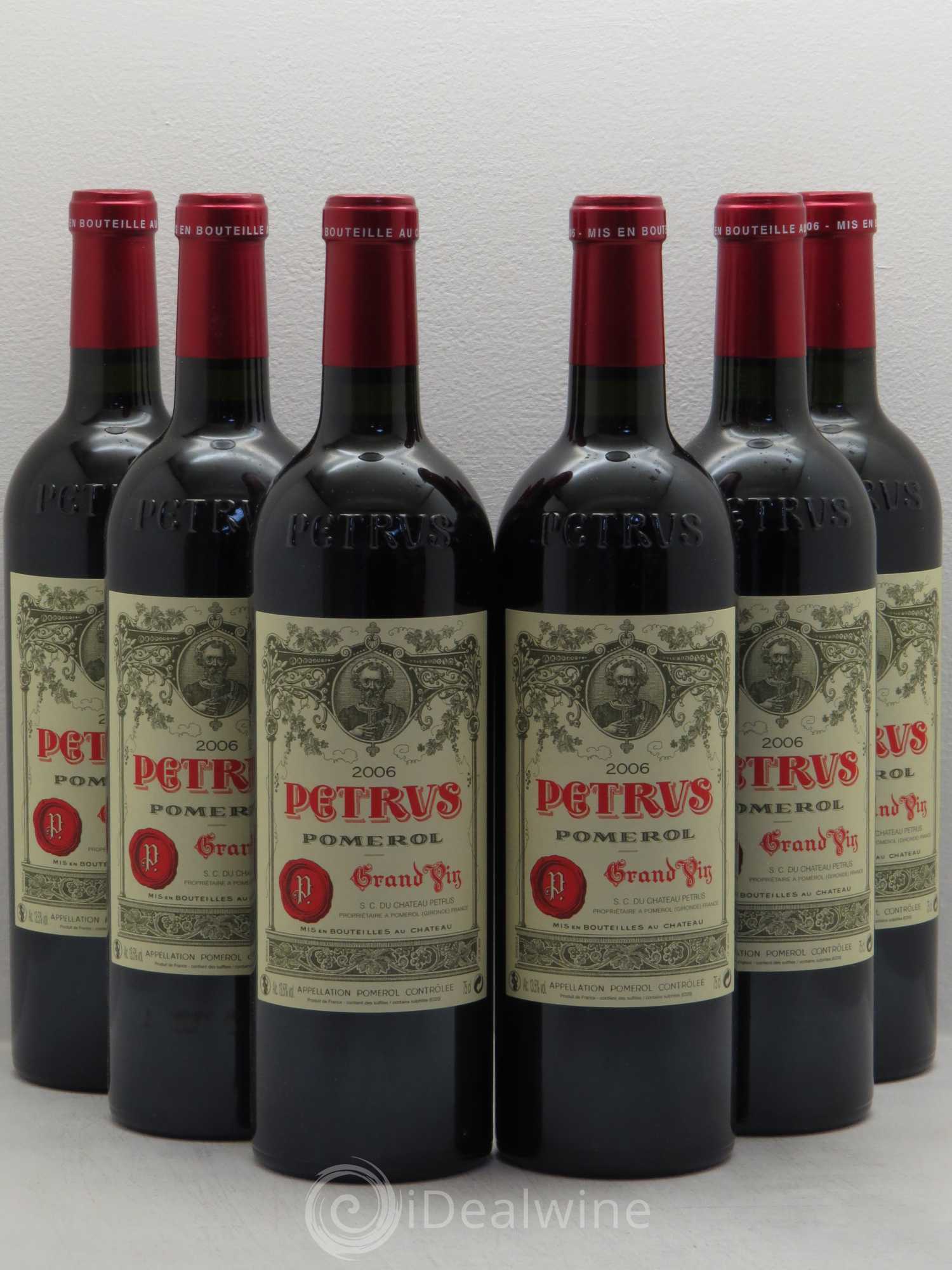 Petrus 2006 - Lot de 6 bouteilles - 0