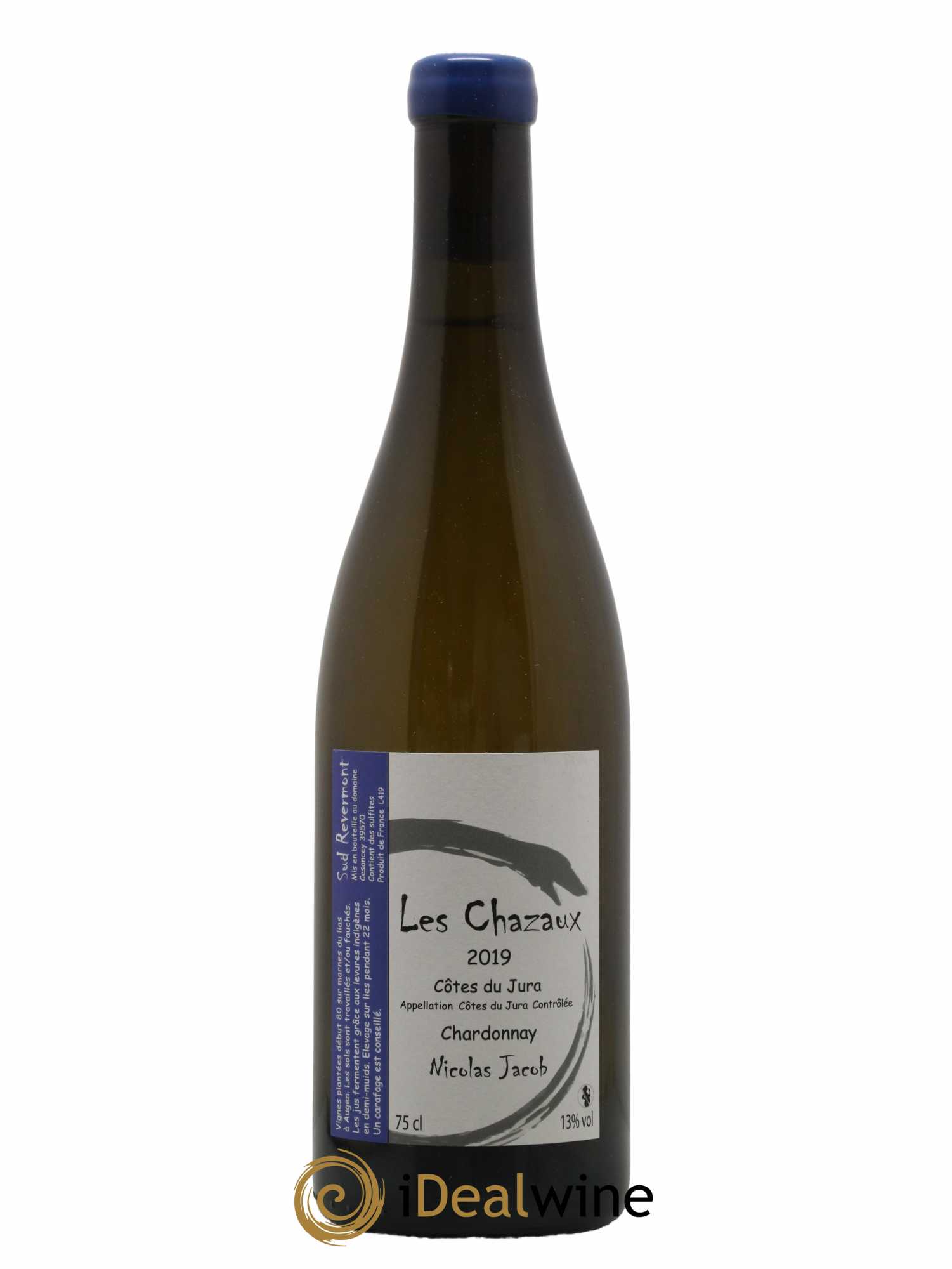 Côtes du Jura Chardonnay Les Chazaux Nicolas Jacob 2019 - Lot de 1 bouteille - 0