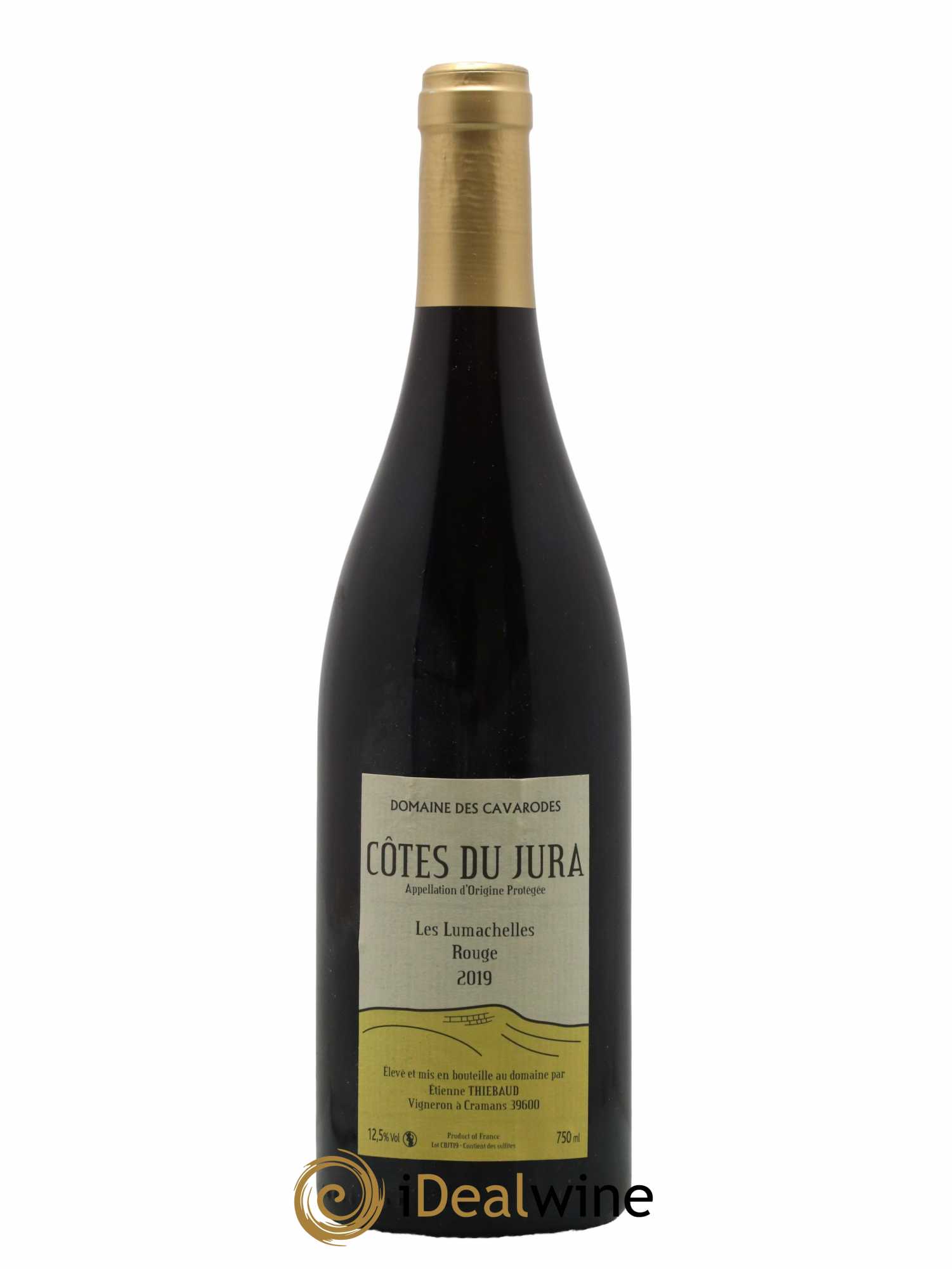 Côtes du Jura Les Lumachelles Rouge Cavarodes (Domaine des) - Etienne Thiébaud 2019 - Lot de 1 bouteille - 0