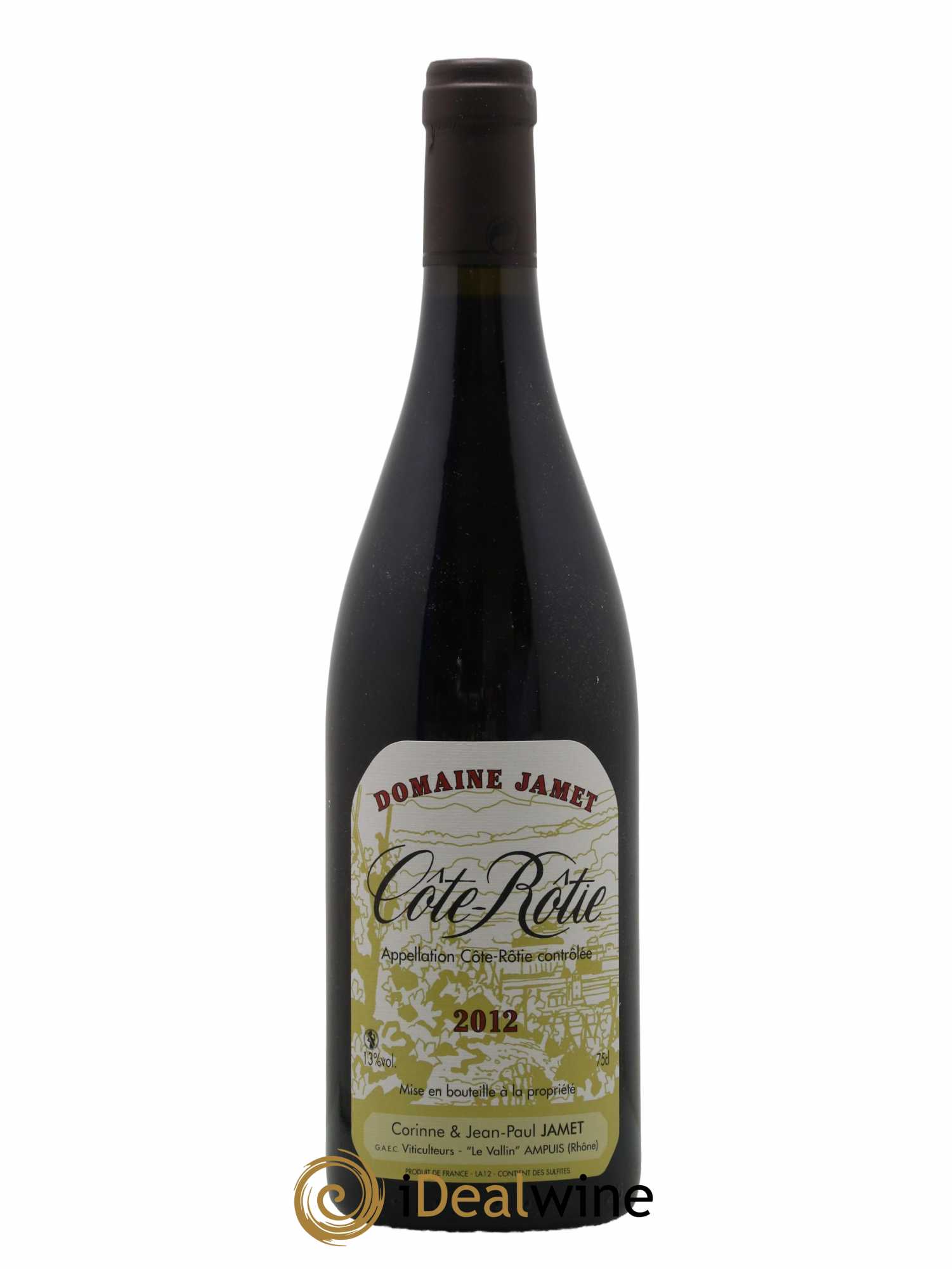 Côte-Rôtie Jamet (Domaine) 2012 - Lot de 1 bouteille - 0