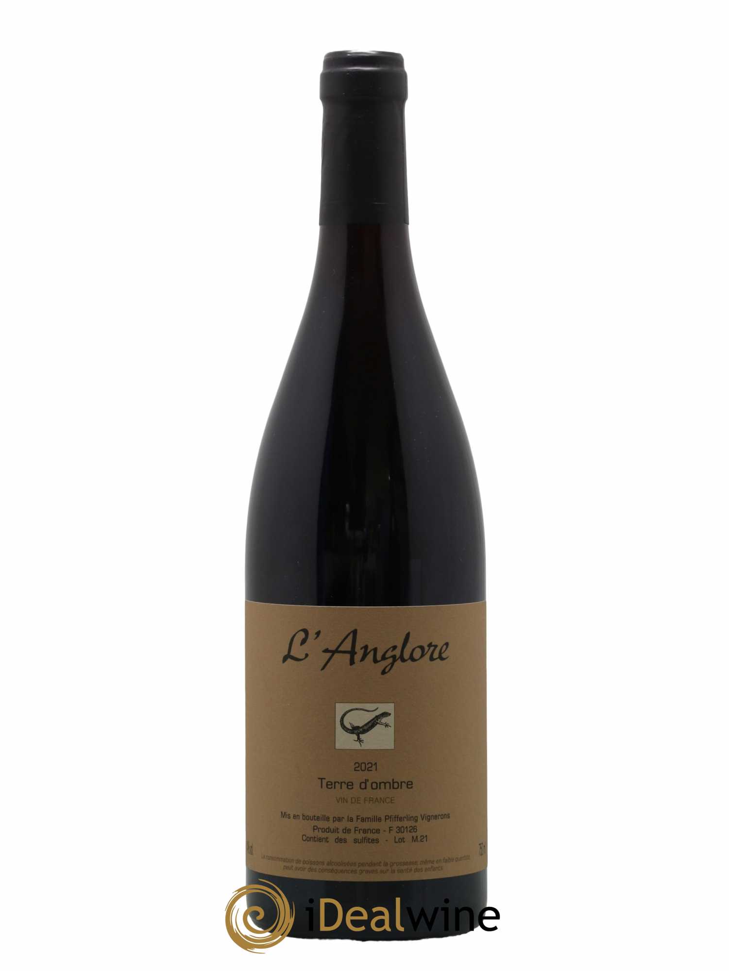 Vin de France Terre d'Ombre L'Anglore 2021 - Lot de 1 bouteille - 0