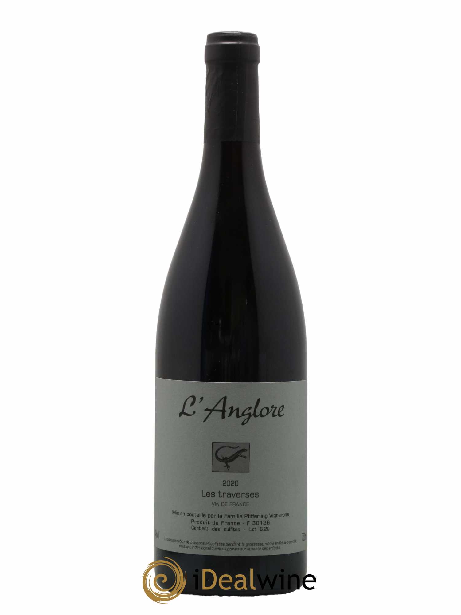 Vin de France Les Traverses L'Anglore 2020 - Lot de 1 bouteille - 0
