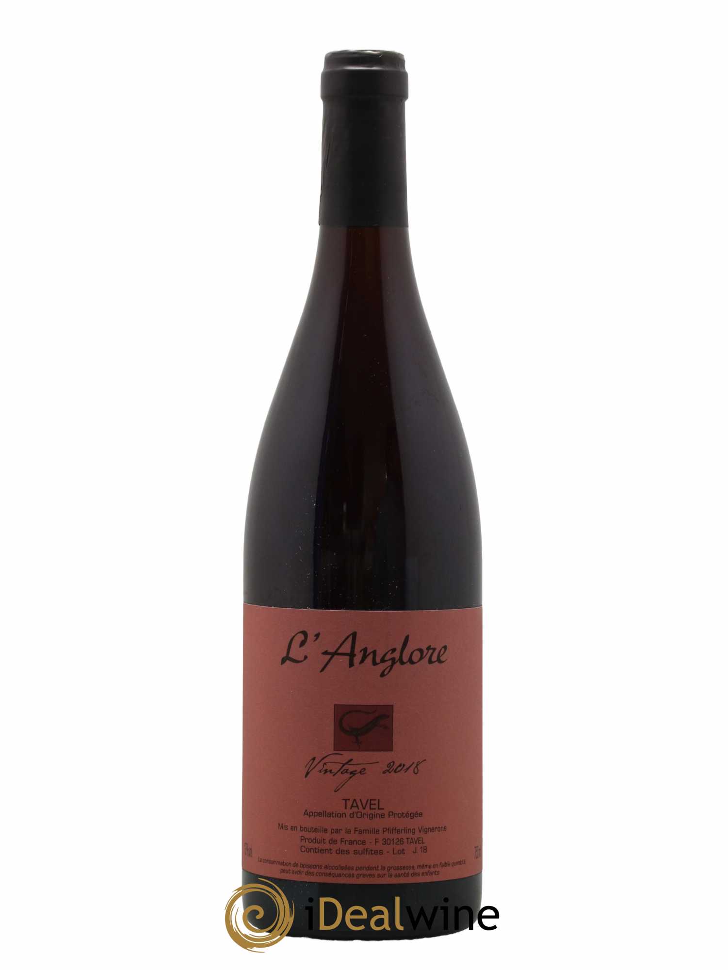 Tavel Vintage L'Anglore 2018 - Posten von 1 Flasche - 0