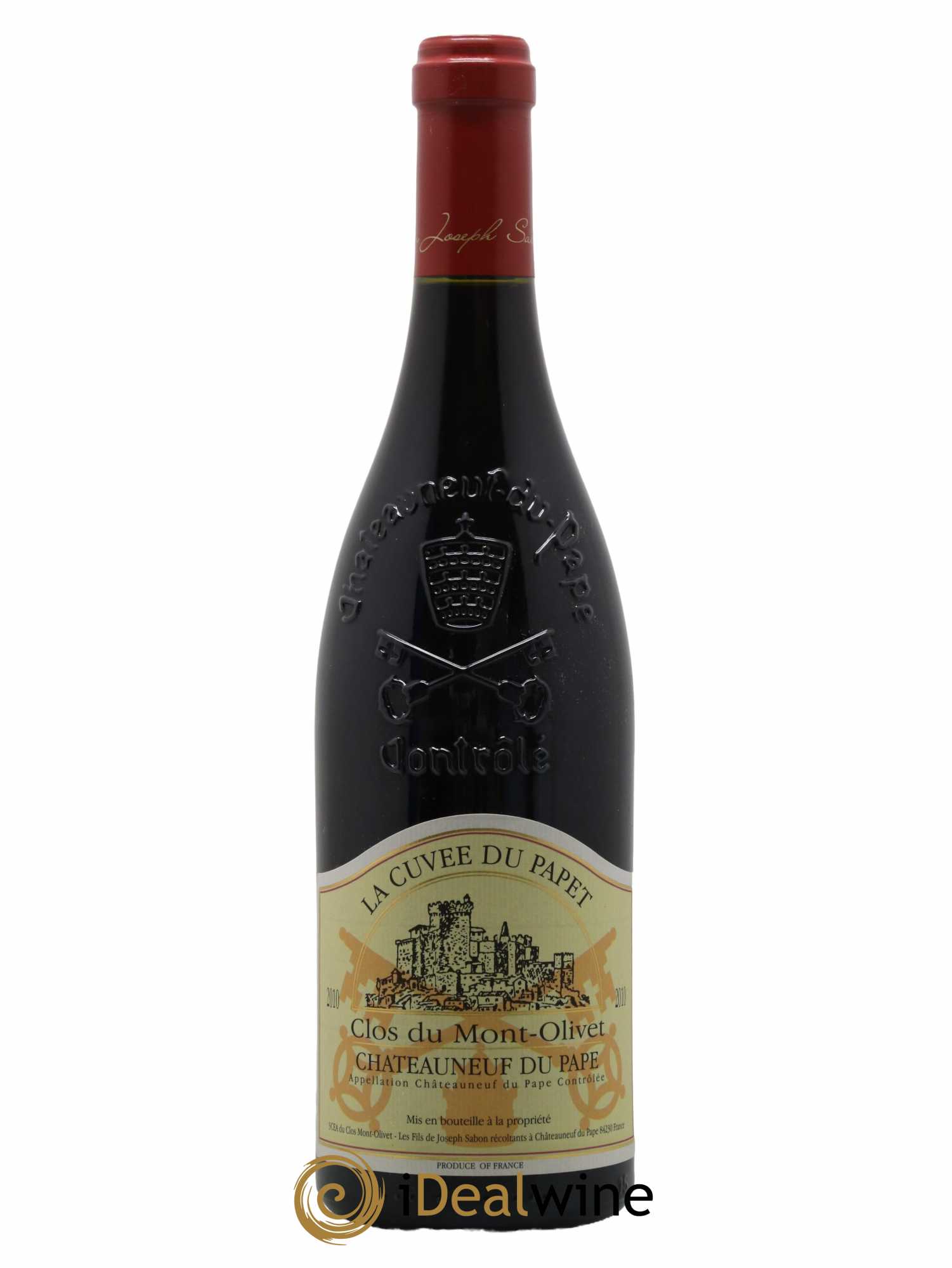 Châteauneuf-du-Pape Cuvée du Papet Clos du Mont-Olivet 2010 - Lot de 1 bouteille - 0