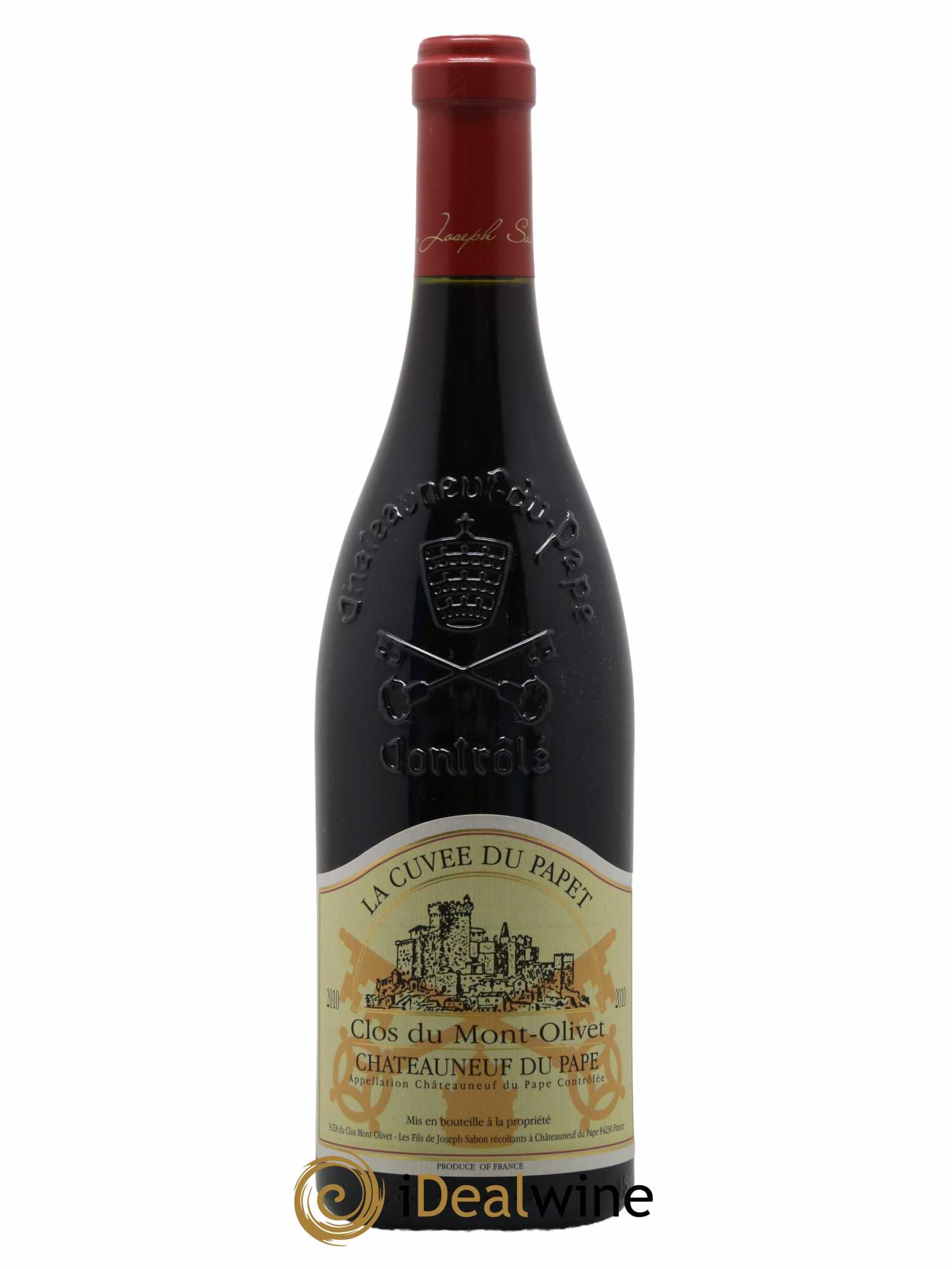 Châteauneuf-du-Pape Cuvée du Papet Clos du Mont-Olivet 2010 - Lot de 1 bouteille - 0