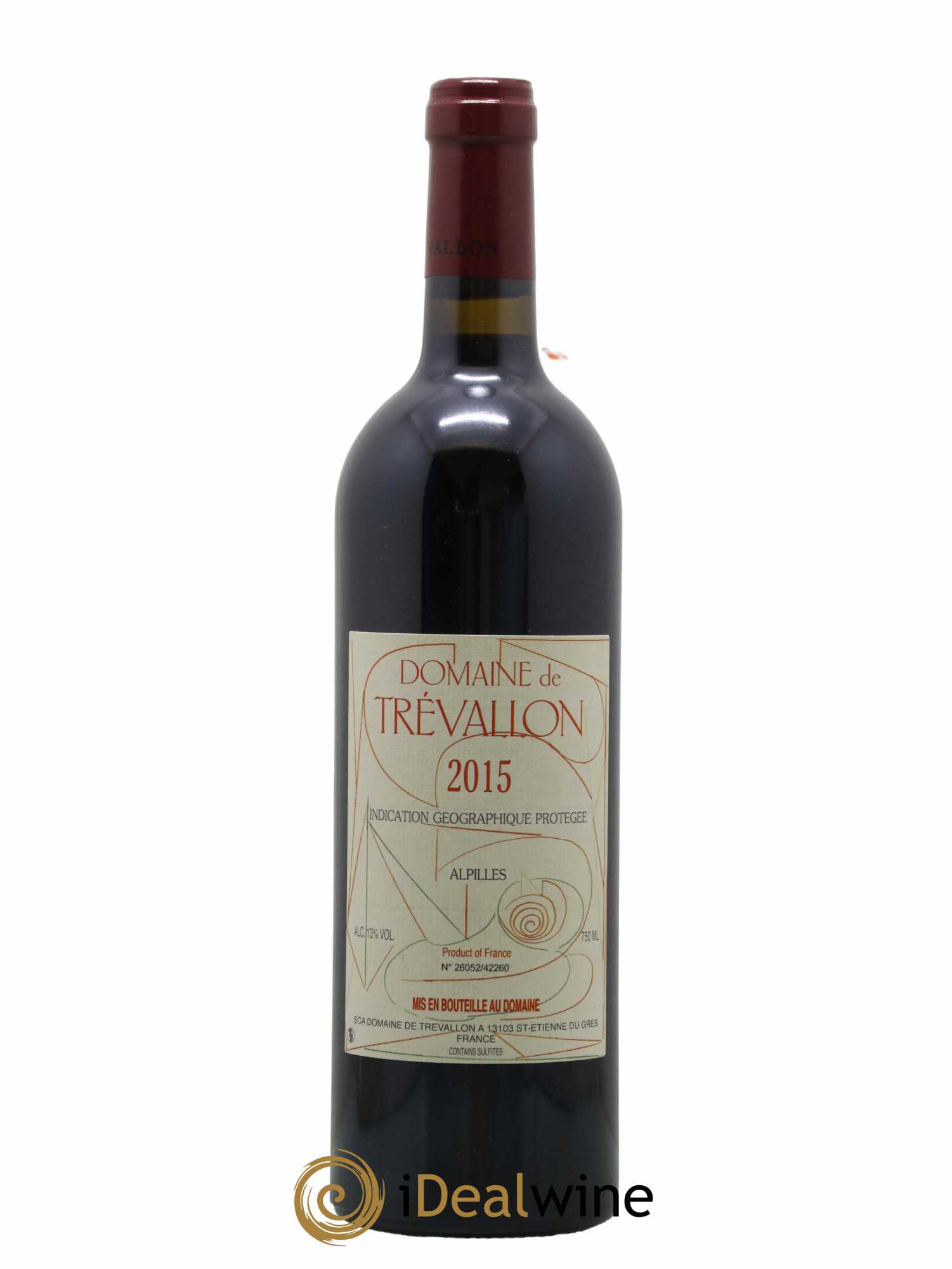 Alpilles Trévallon (Domaine de) Eloi Dürrbach 2015 - Lot de 1 bouteille - 0