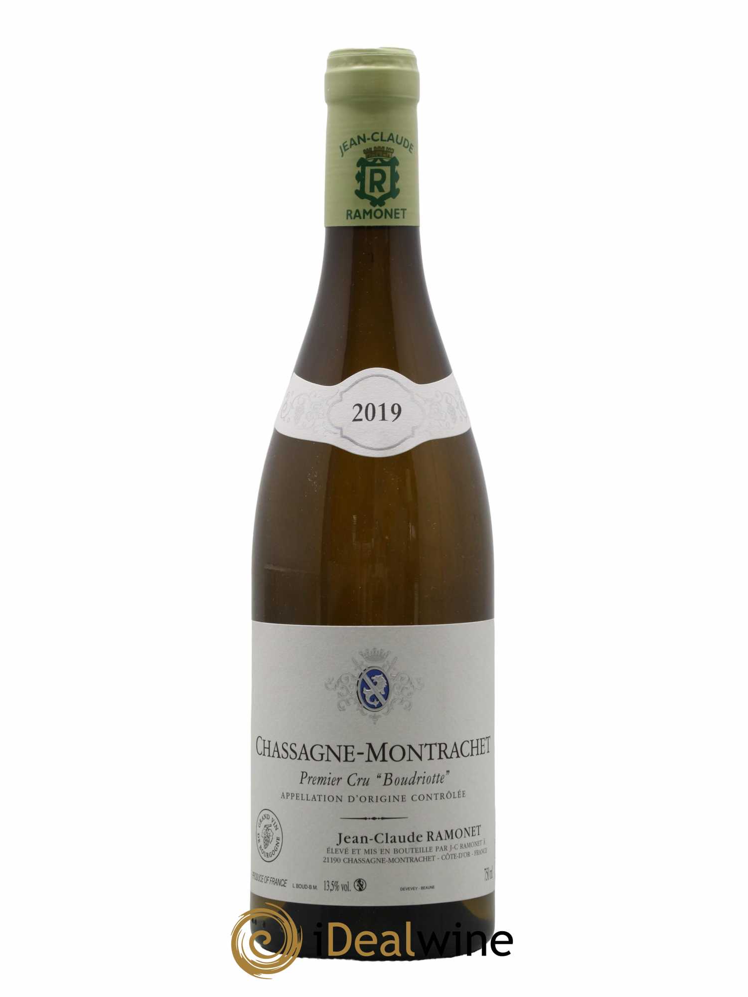 Chassagne-Montrachet 1er Cru Boudriotte Ramonet (Domaine) 2019 - Lot de 1 bouteille - 0