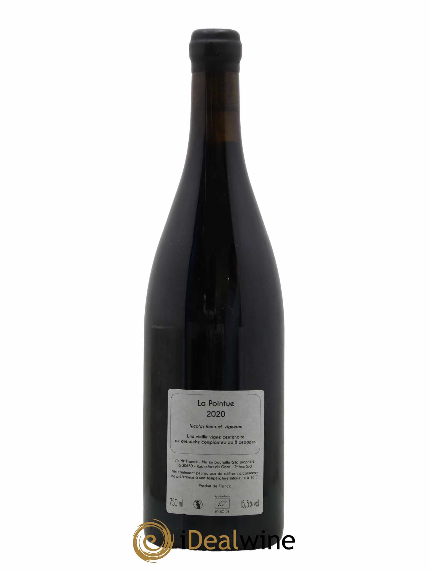 Vin de France La Pointue Clos des Grillons 2020 - Lot de 1 bouteille - 1