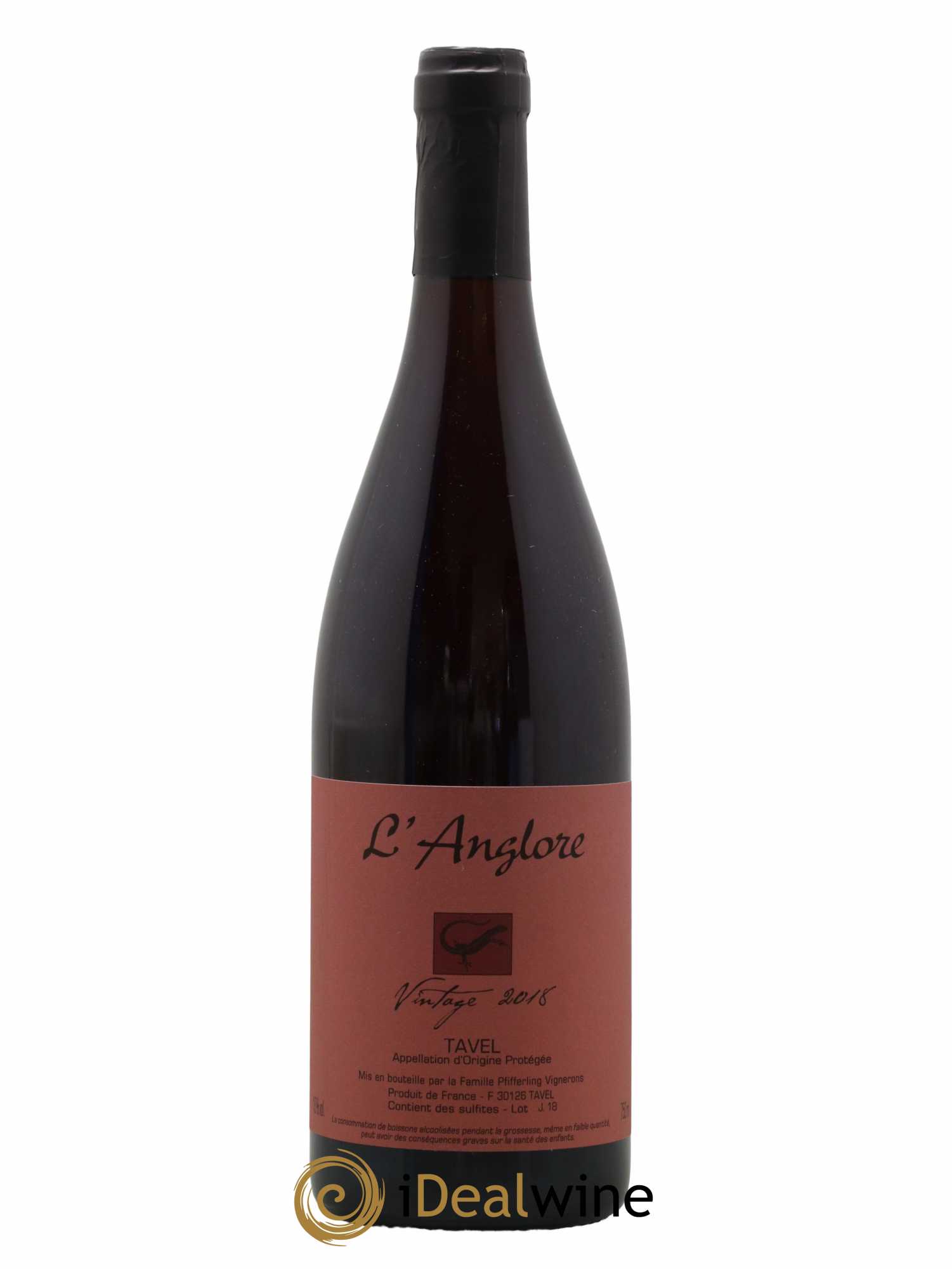 Tavel Vintage L'Anglore 2018 - Lot de 1 bouteille - 0