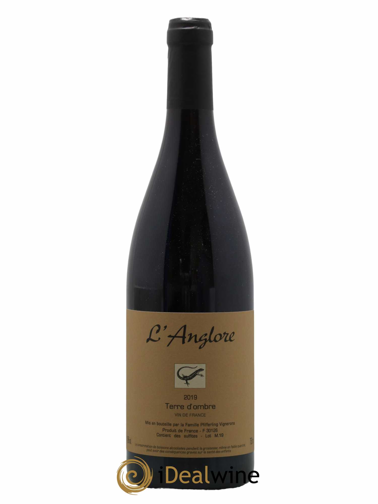 Vin de France Terre d'Ombre L'Anglore 2019 - Lot de 1 bouteille - 0