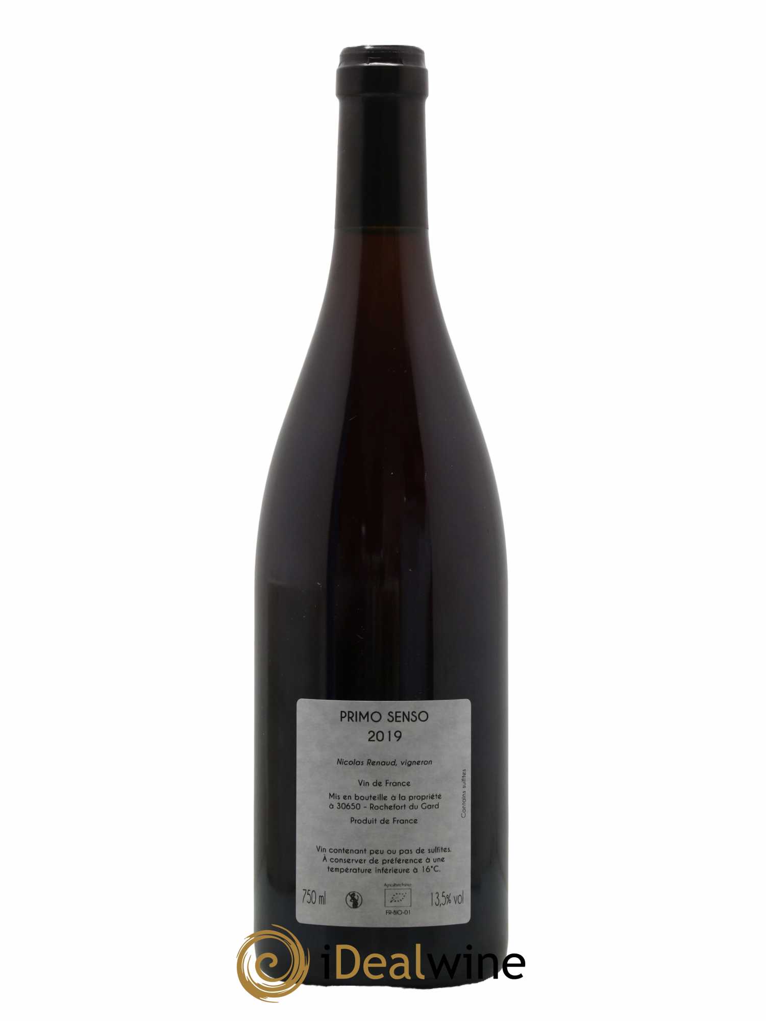 Vin de France Primo Senso Clos des Grillons 2019 - Lot de 1 bouteille - 1