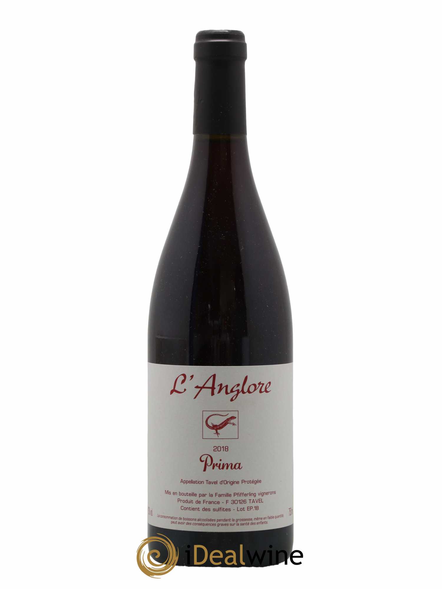 Tavel Prima L'Anglore 2018 - Lot de 1 bouteille - 0