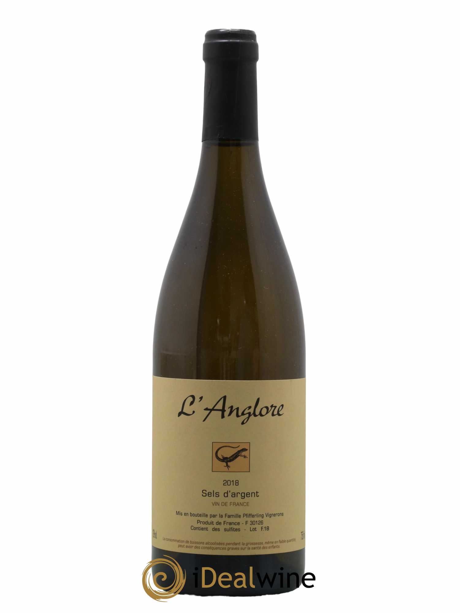 Vin de France Sels d'argent L'Anglore 2018 - Lot de 1 bouteille - 0
