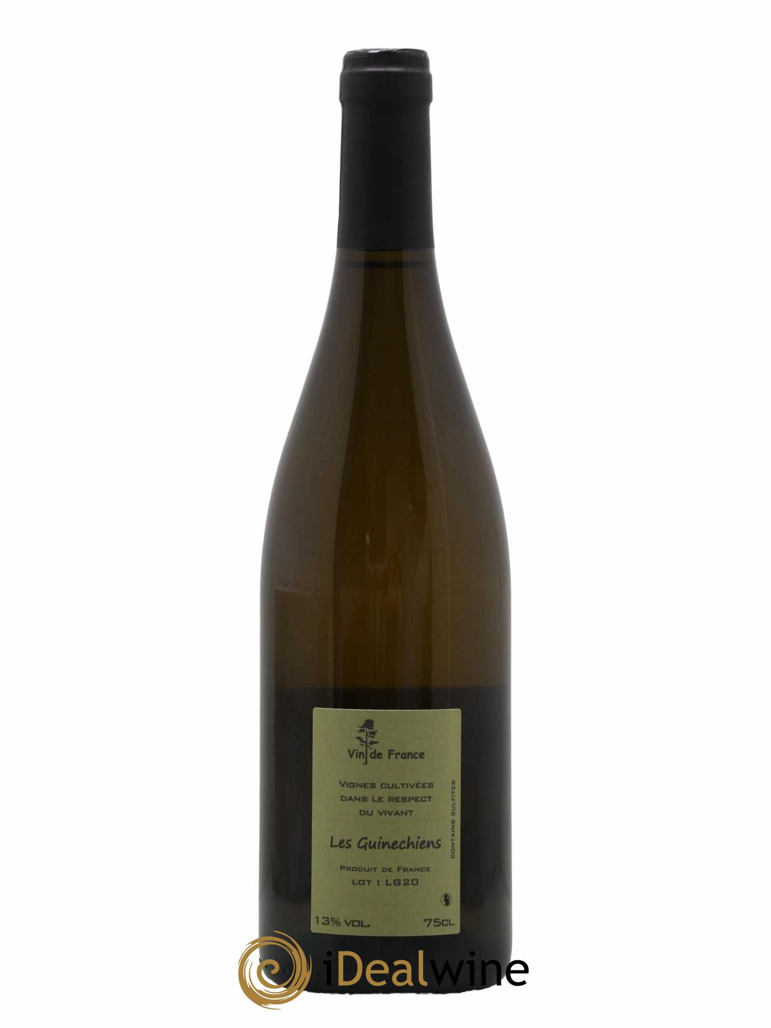 Vin de France Les Guinechiens Benoit Courault 2020 - Lot de 1 bouteille - 1