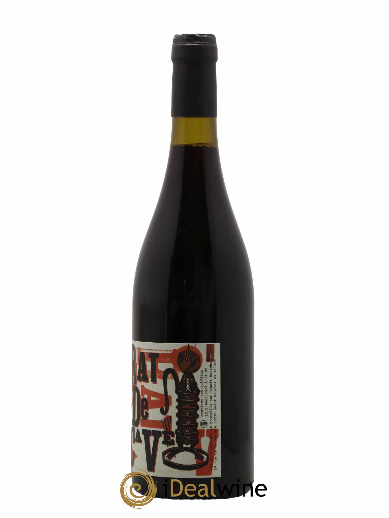 Vin de France Benoit Rosenberger Rat de Cave 2021 - Lot de 1 bouteille - 1