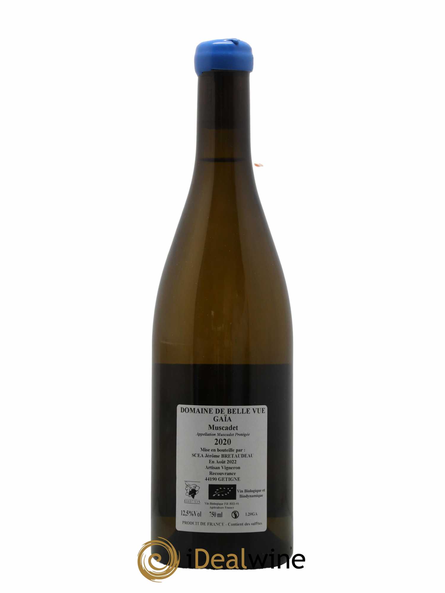 Muscadet-Sèvre-et-Maine Gaia Jérôme Bretaudeau - Domaine de Bellevue 2020 - Lot de 1 bouteille - 1