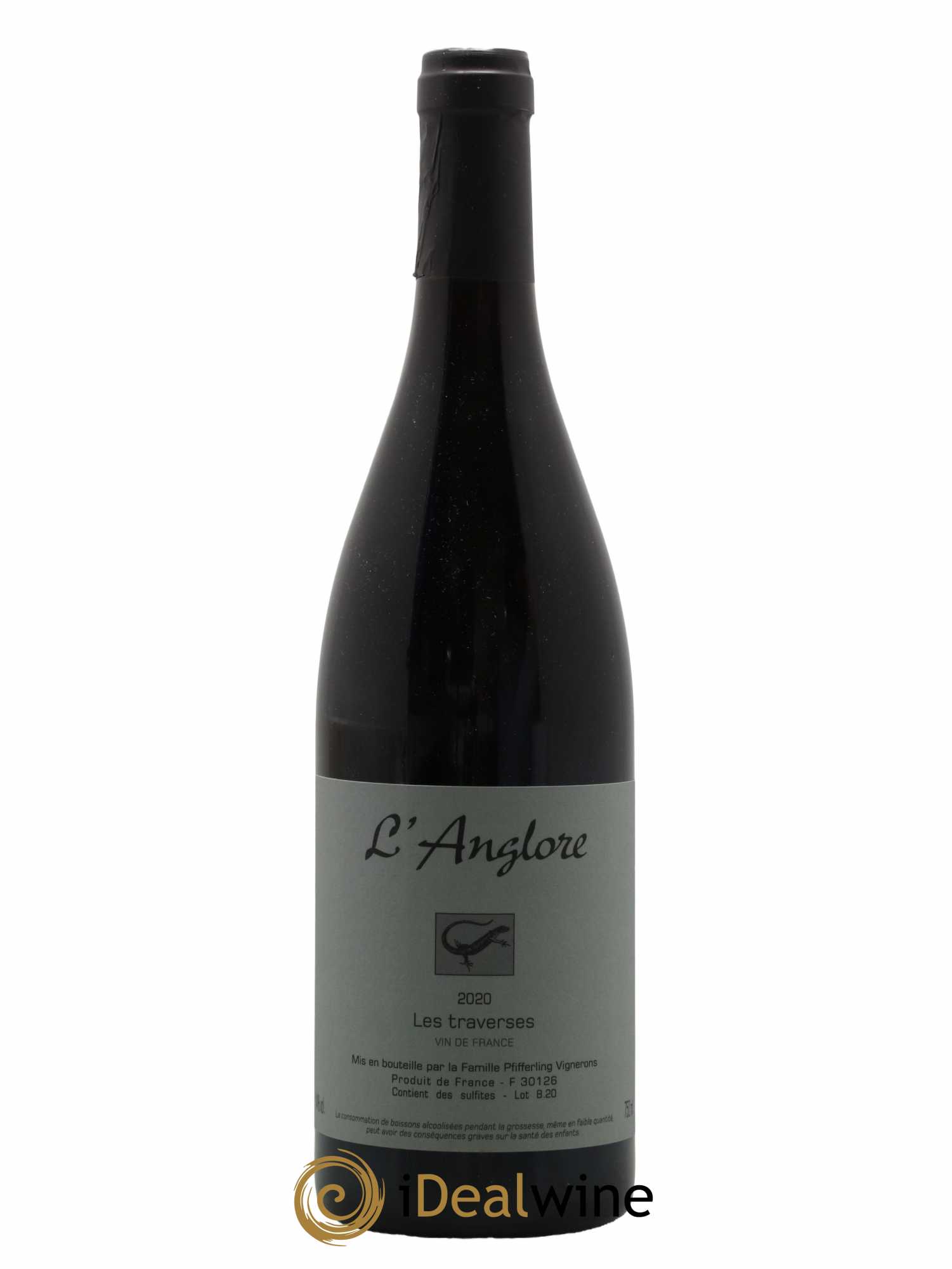 Vin de France Les Traverses L'Anglore 2020 - Lot de 1 bouteille - 0
