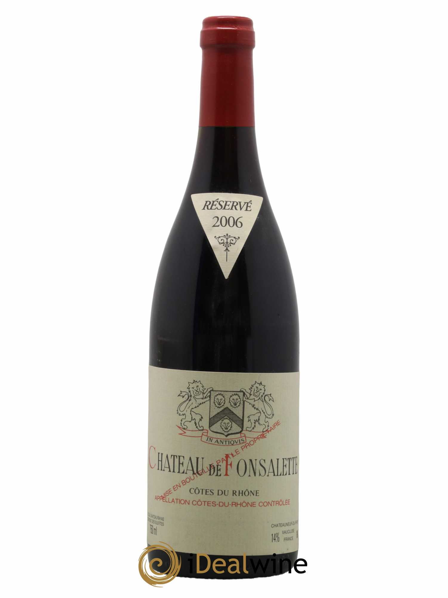 Côtes-du-Rhône Château de Fonsalette Emmanuel Reynaud 2006 - Lot de 1 bouteille - 0