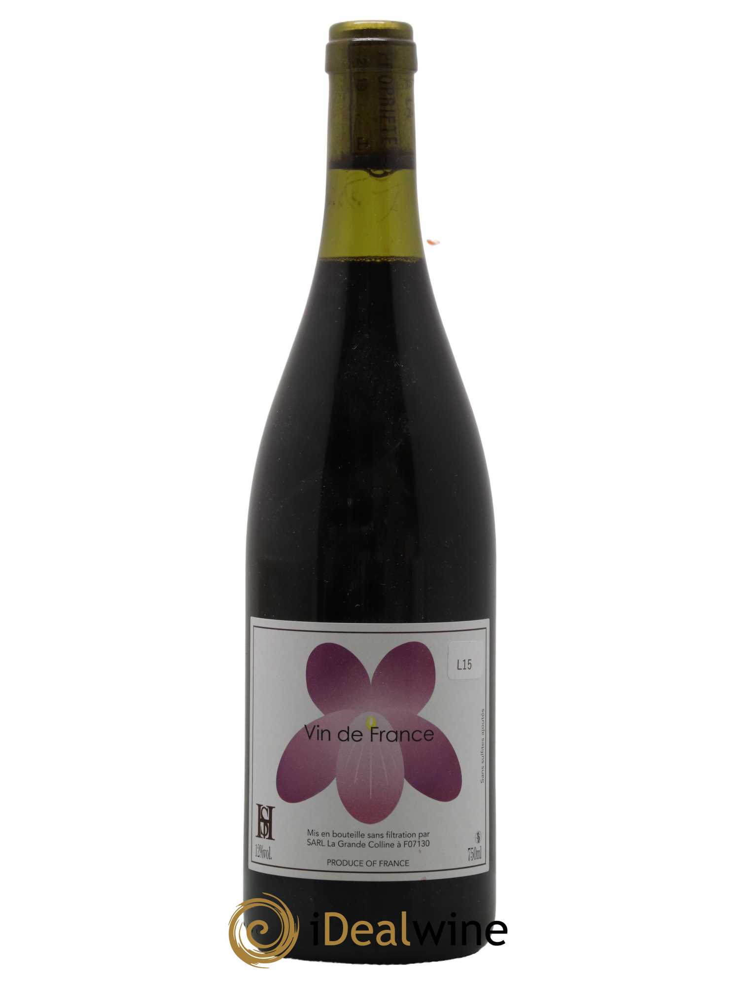 Vin de France (Ex Saint-Joseph) Hirotake Ooka - Domaine La Grande Colline 2015 - Lot de 1 bouteille - 0