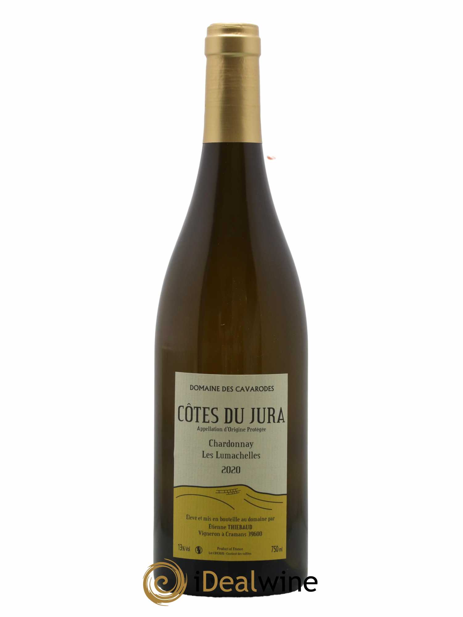 Côtes du Jura Chardonnay Les Lumachelles Cavarodes (Domaine des) - Etienne Thiébaud 2020 - Lot de 1 bouteille - 0