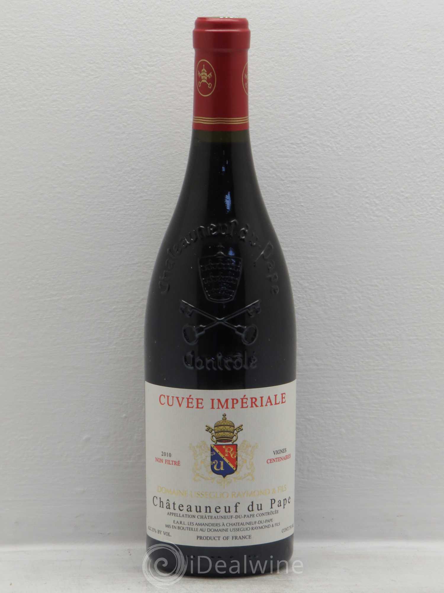 Châteauneuf-du-Pape Cuvée Impériale Raymond Usseglio & Fils (Domaine) 2010 - Lot de 6 bouteilles - 0
