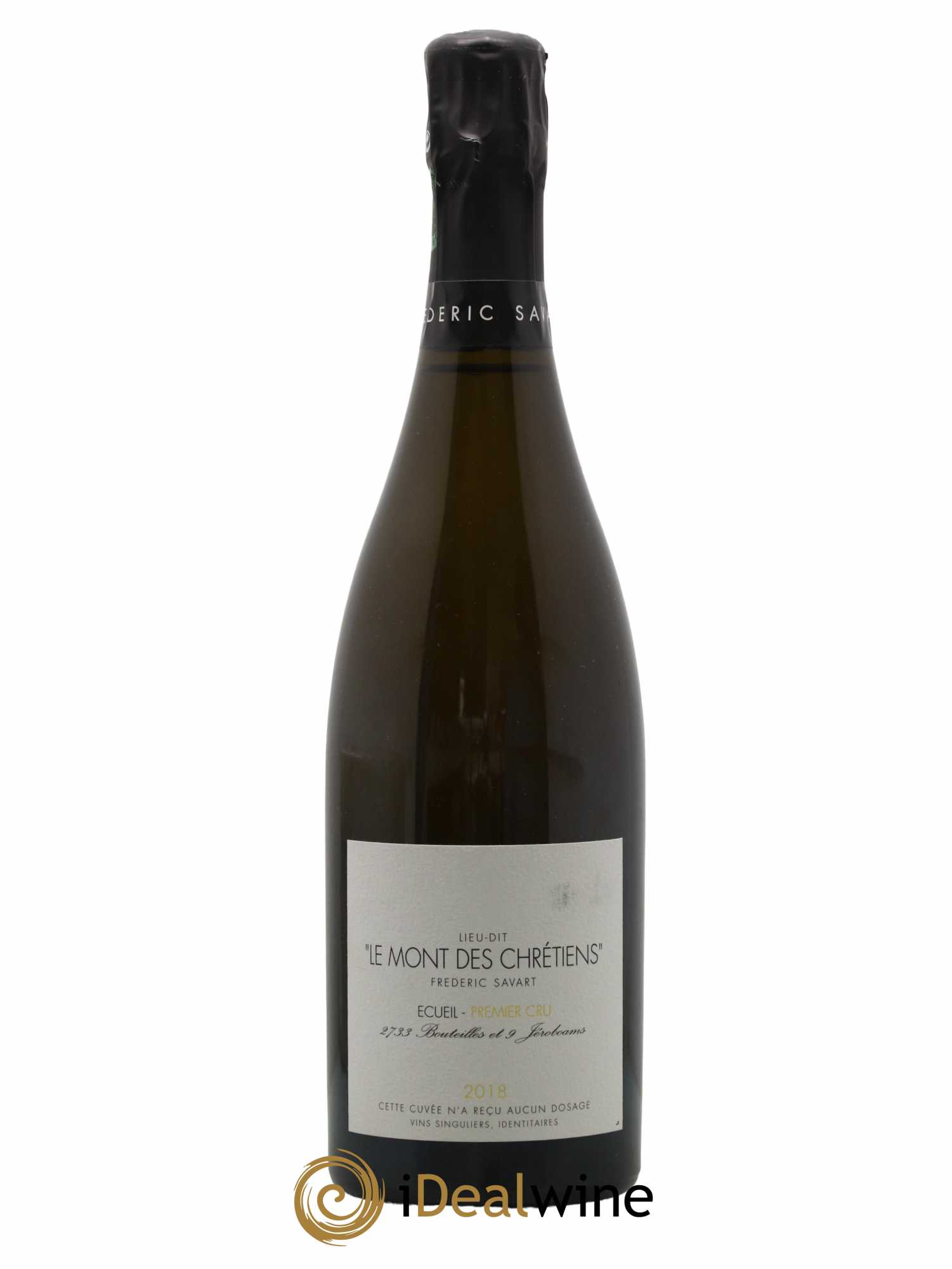 Le Mont des Chrétiens 1er Cru Extra-Brut Savart 2018 - Posten von 1 Flasche - 0