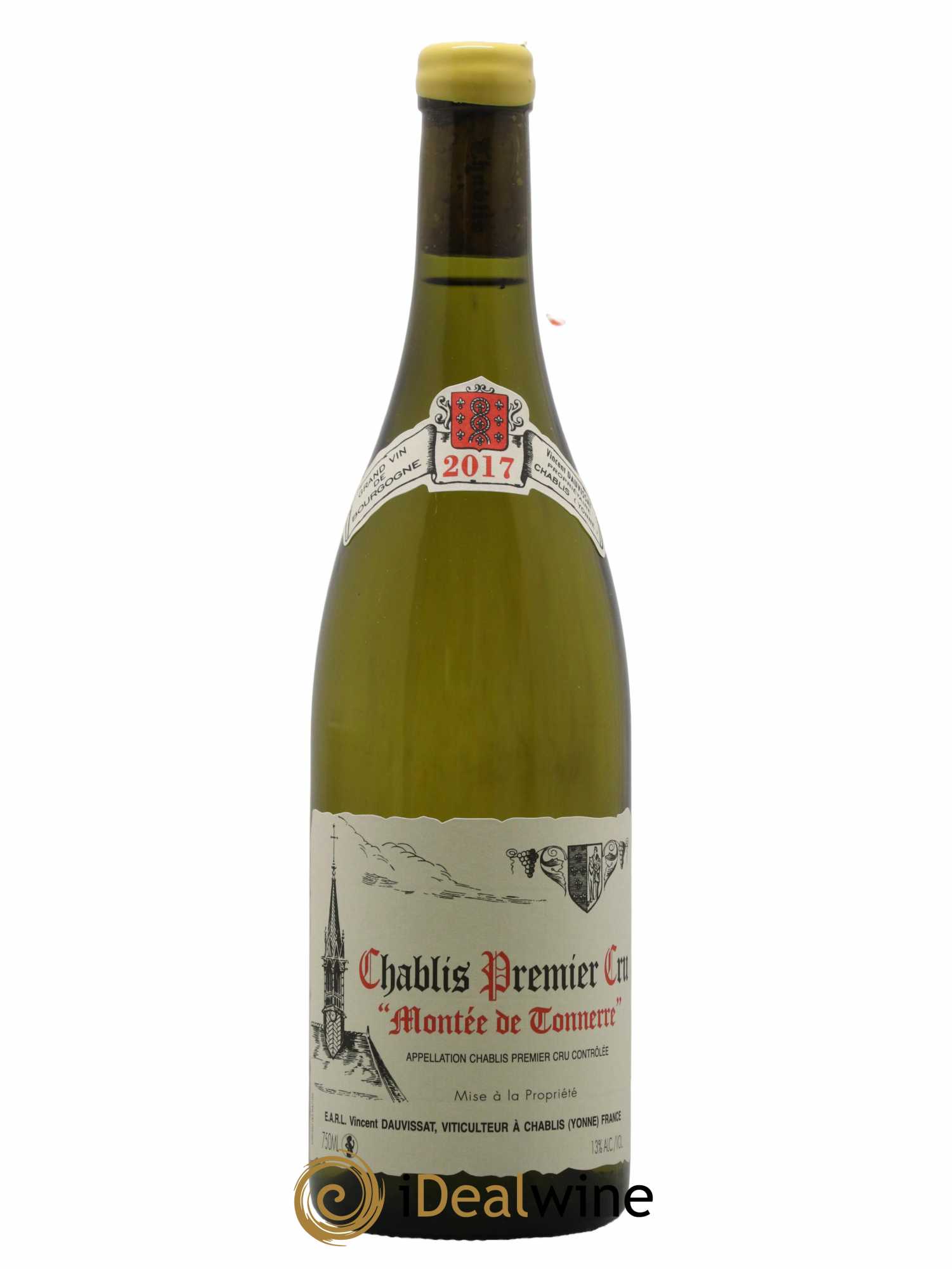 Chablis 1er Cru Montée de Tonnerre Vincent Dauvissat (Domaine) 2017 - Lot de 1 bouteille - 0