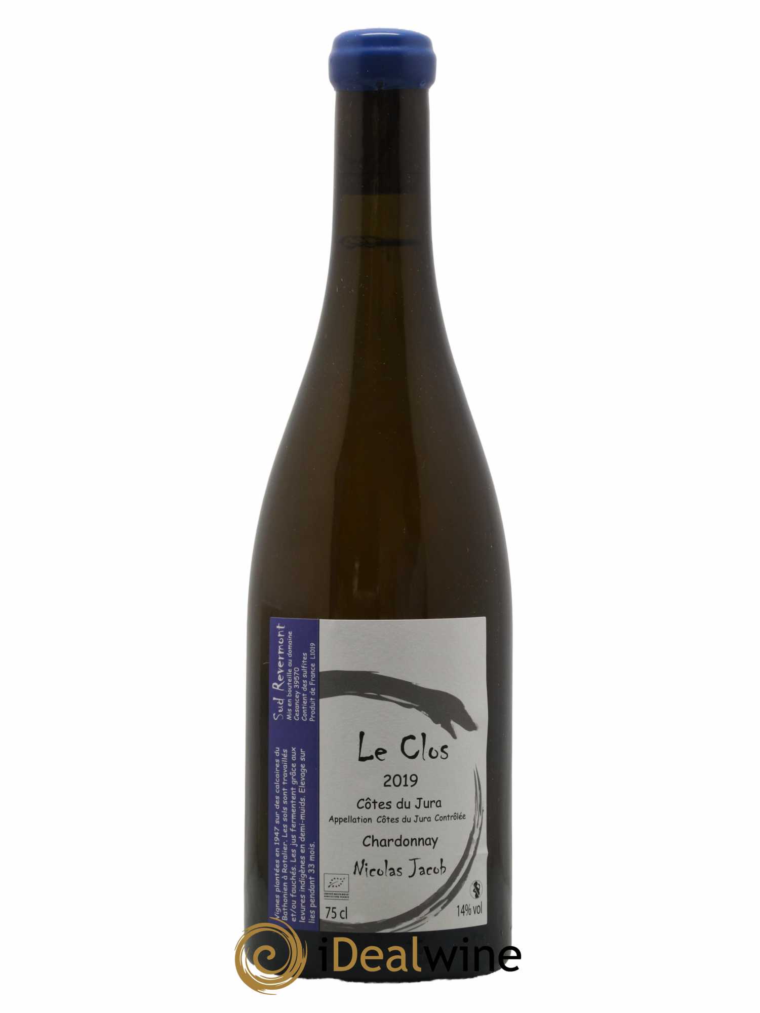 Côtes du Jura Chardonnay Le Clos Nicolas Jacob 2019 - Lot de 1 bouteille - 0