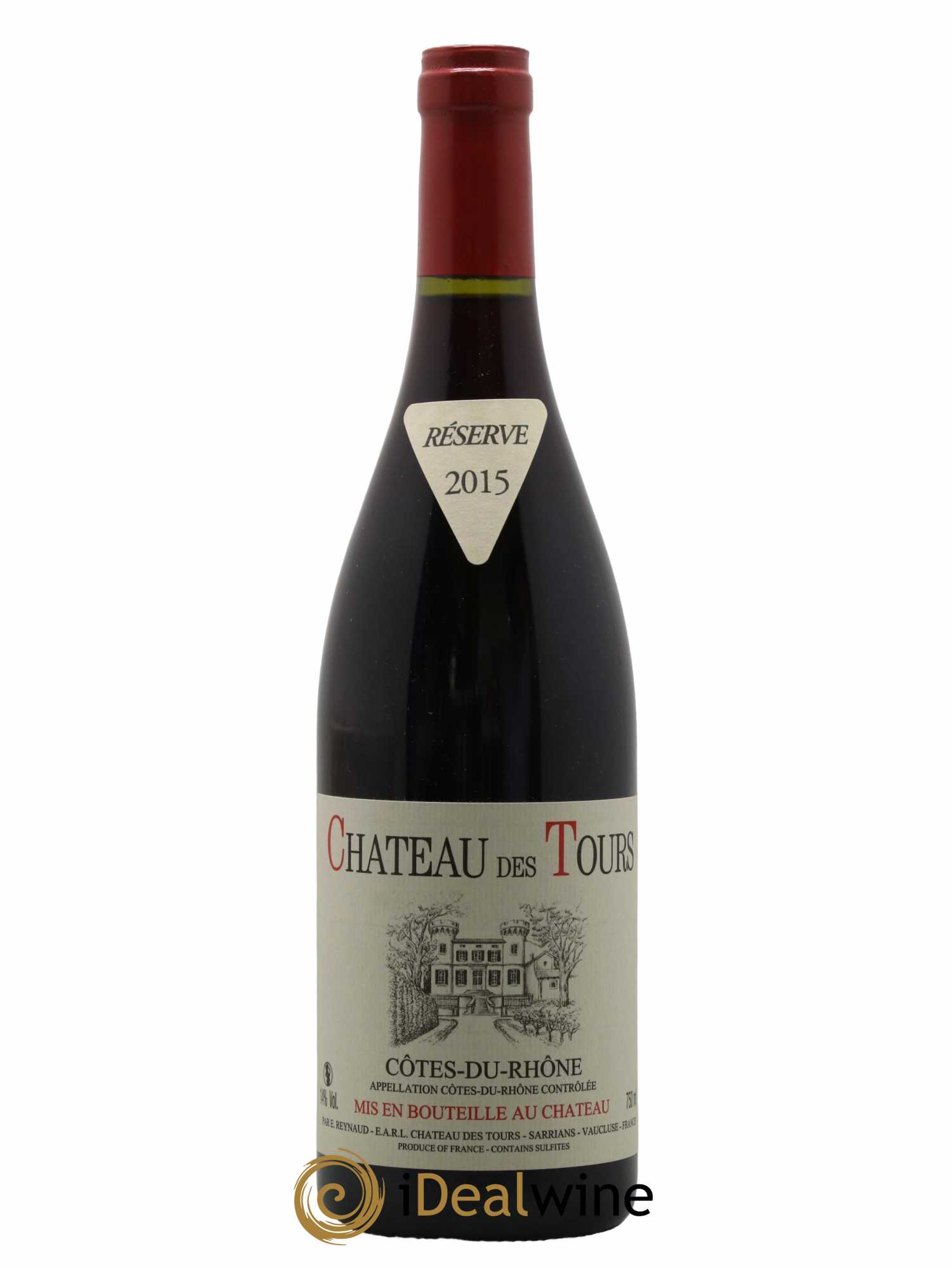 Côtes-du-Rhône Château des Tours Emmanuel Reynaud 2015 - Lot de 1 bouteille - 0