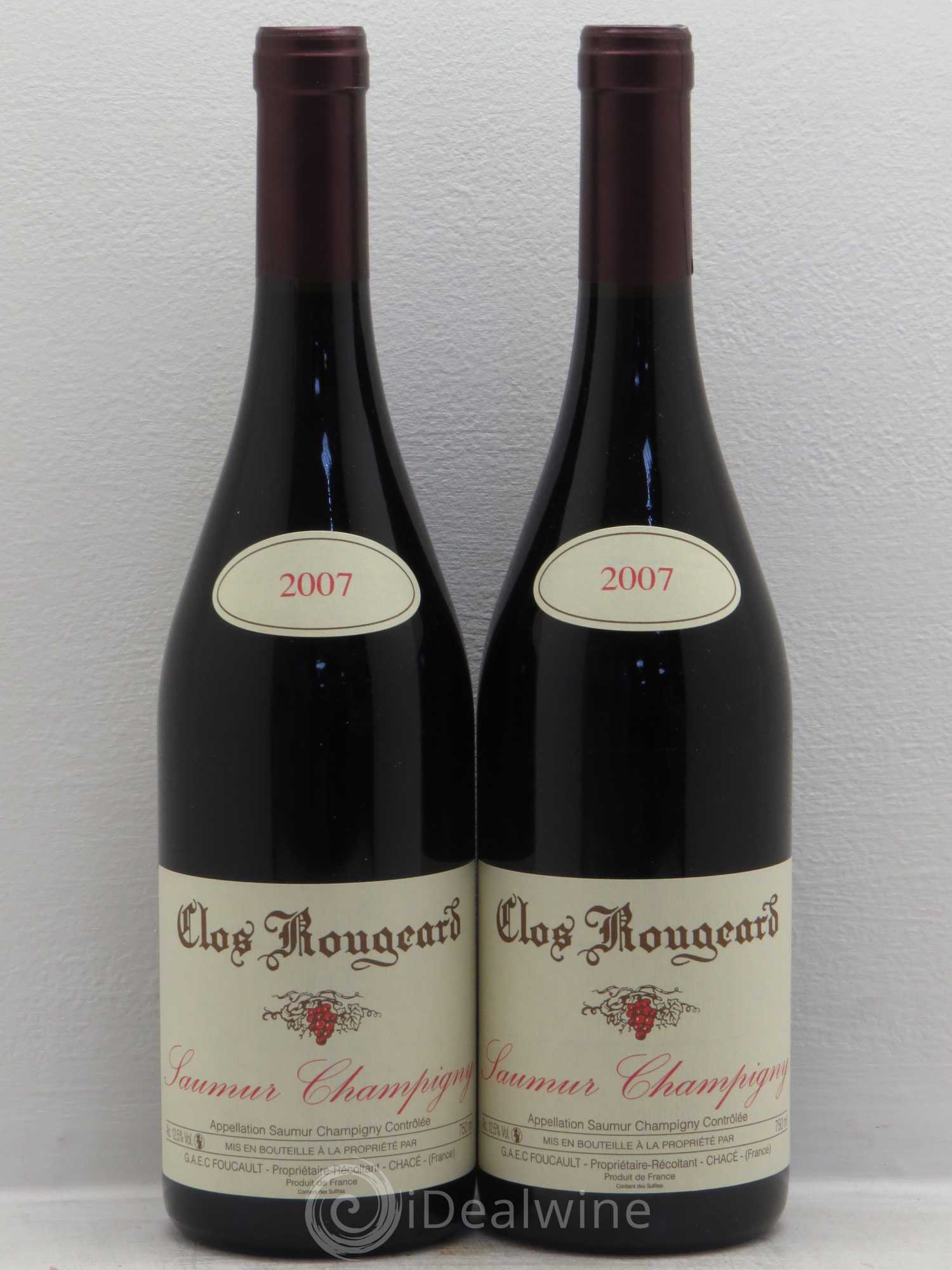 Saumur-Champigny Clos Rougeard 2007 - Posten von 2 Flaschen - 0