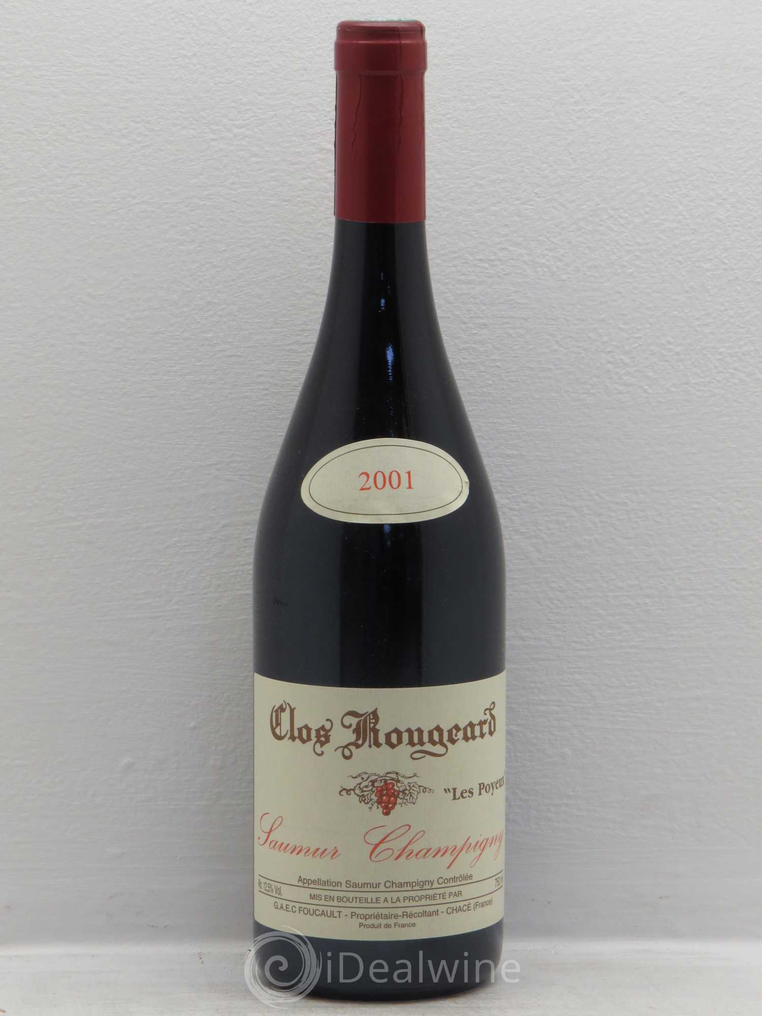 Saumur-Champigny Les Poyeux Clos Rougeard 2001 - Lot de 1 bouteille - 0