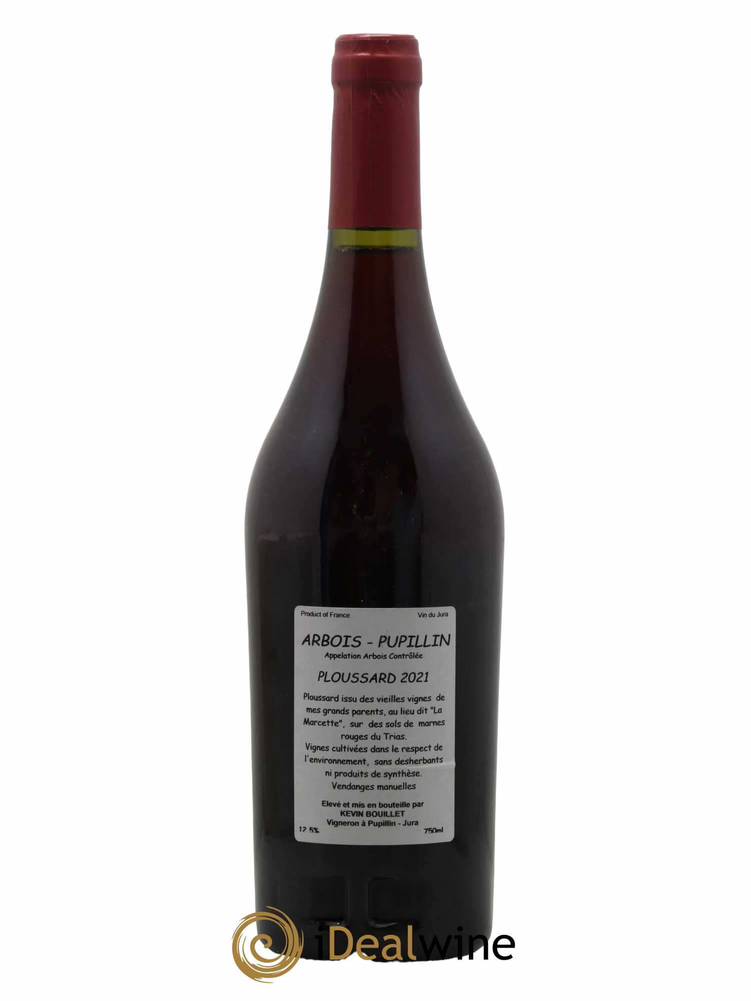 Arbois Pupillin Ploussard Domaine Kevin Bouillet 2021 - Lot de 1 bouteille - 1