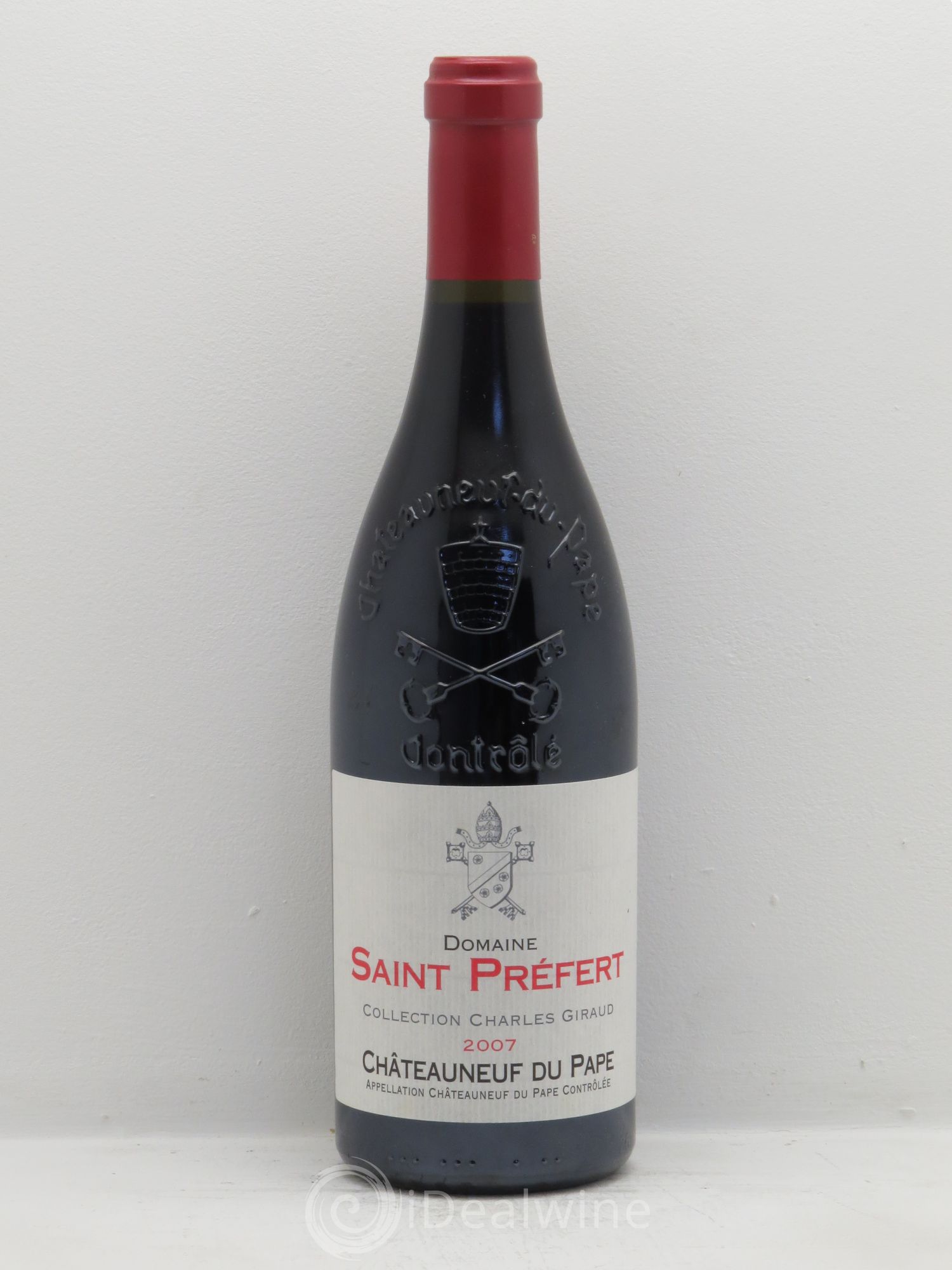 Châteauneuf-du-Pape Collection Charles Giraud Domaine Saint-Préfert 2007 - Lot de 6 bouteilles - 0