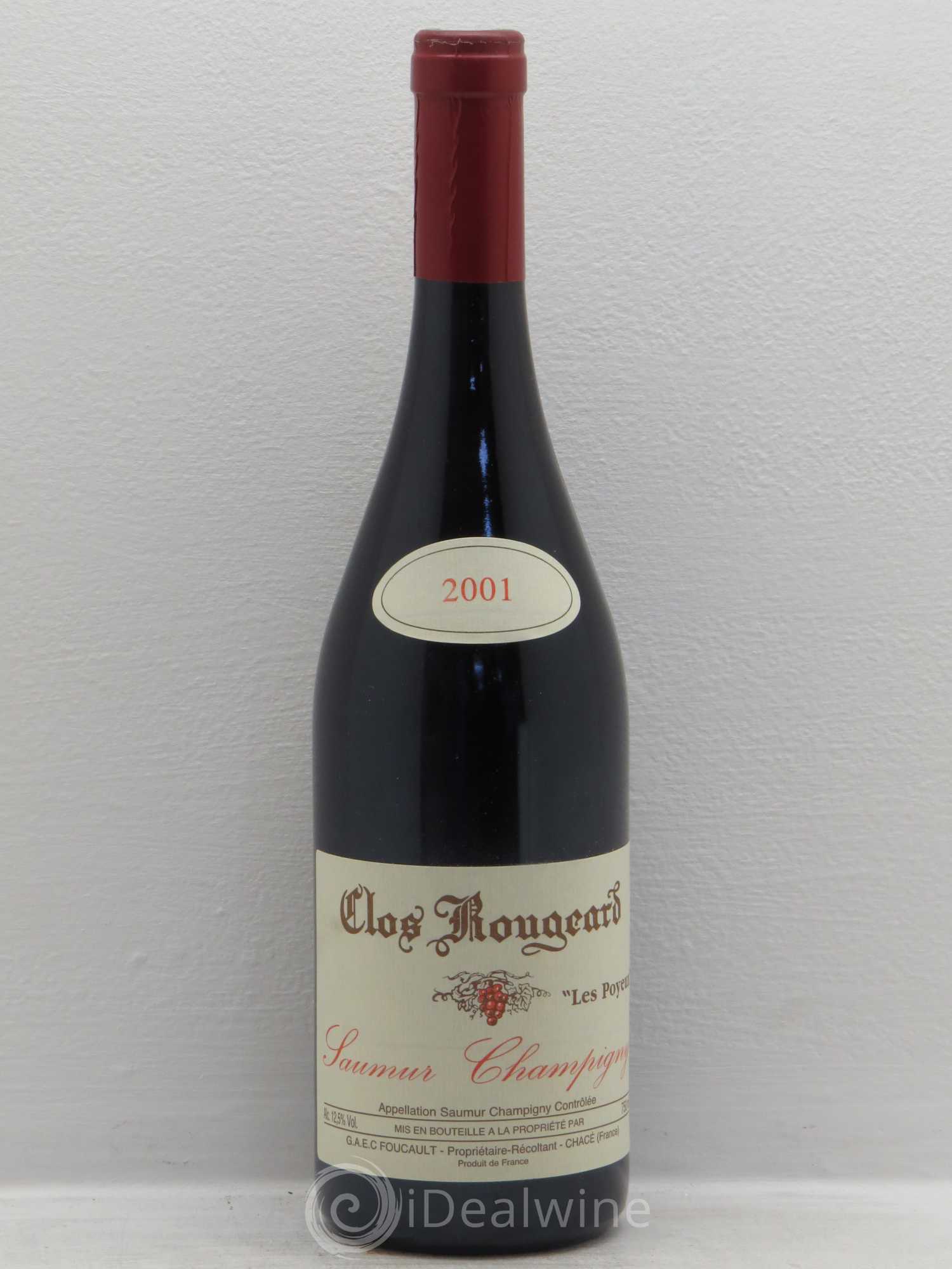 Saumur-Champigny Les Poyeux Clos Rougeard 2001 - Lot de 1 bouteille - 0