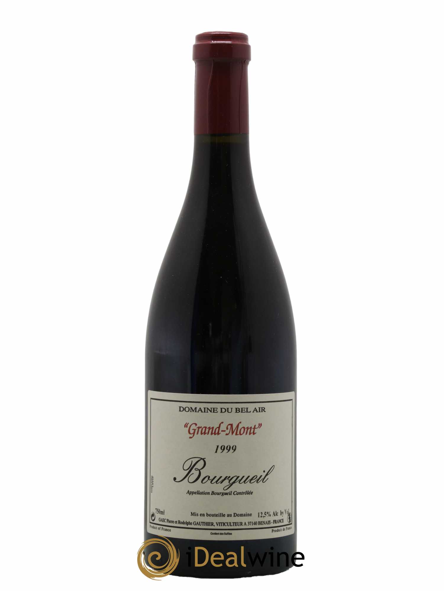 Bourgueil Grand Mont Domaine du Bel Air 1999 - Lot de 1 bouteille - 0