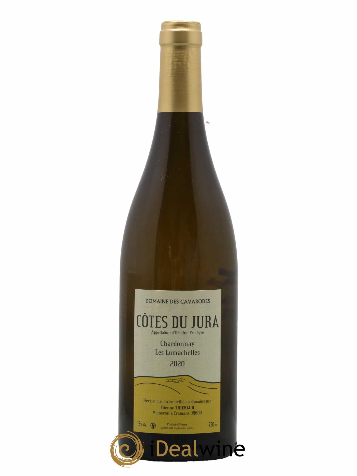 Côtes du Jura Chardonnay Les Lumachelles Cavarodes (Domaine des) - Etienne Thiébaud 2020 - Lot de 1 bouteille - 0