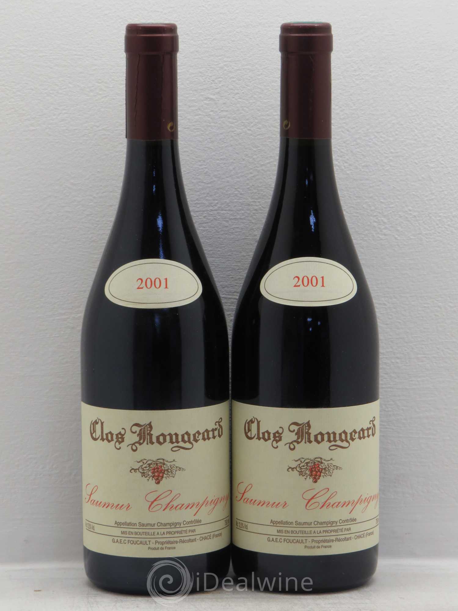 Saumur-Champigny Clos Rougeard 2001 - Lot de 2 bouteilles - 0