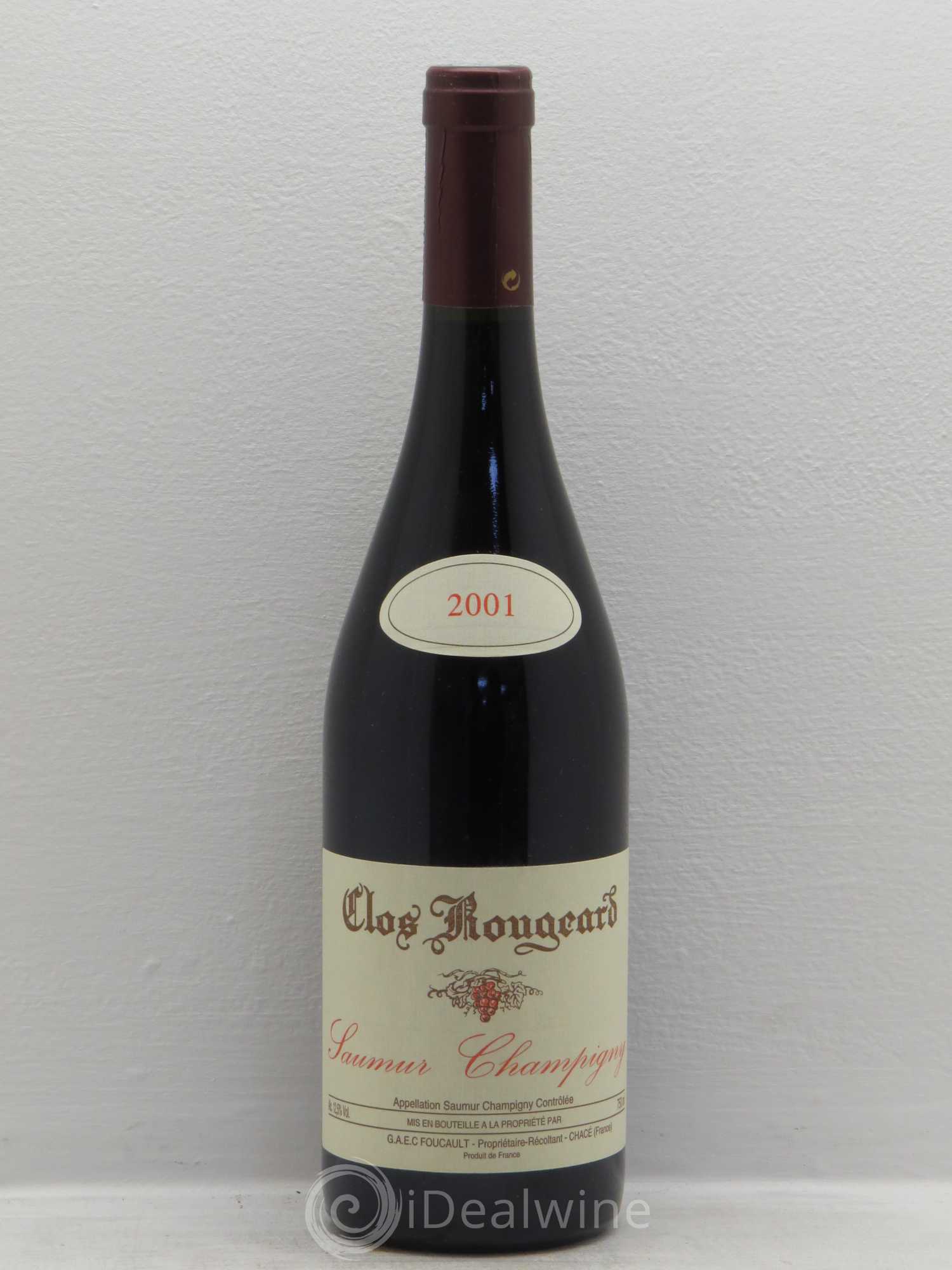 Saumur-Champigny Clos Rougeard 2001 - Lot de 1 bouteille - 0